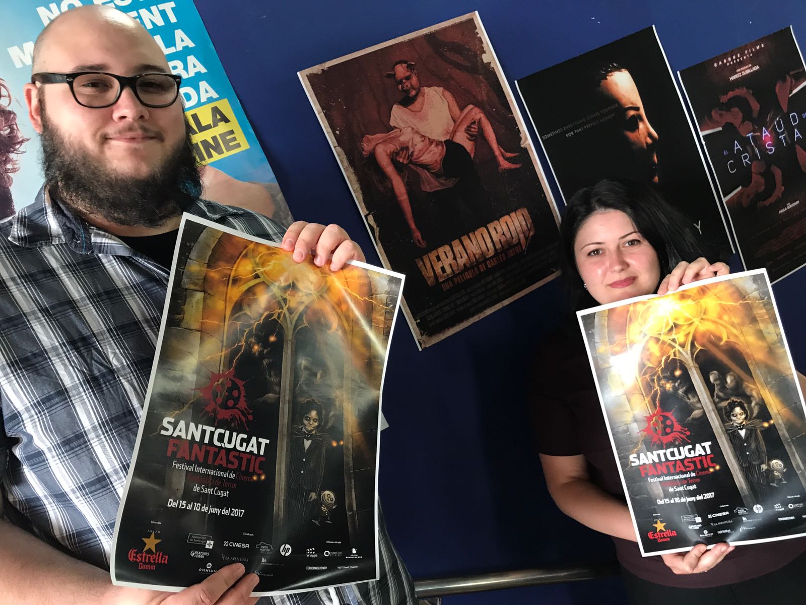 Carles Jofre, director de 'Verano rojo', durant la sessió inaugural  FOTO: Cedida