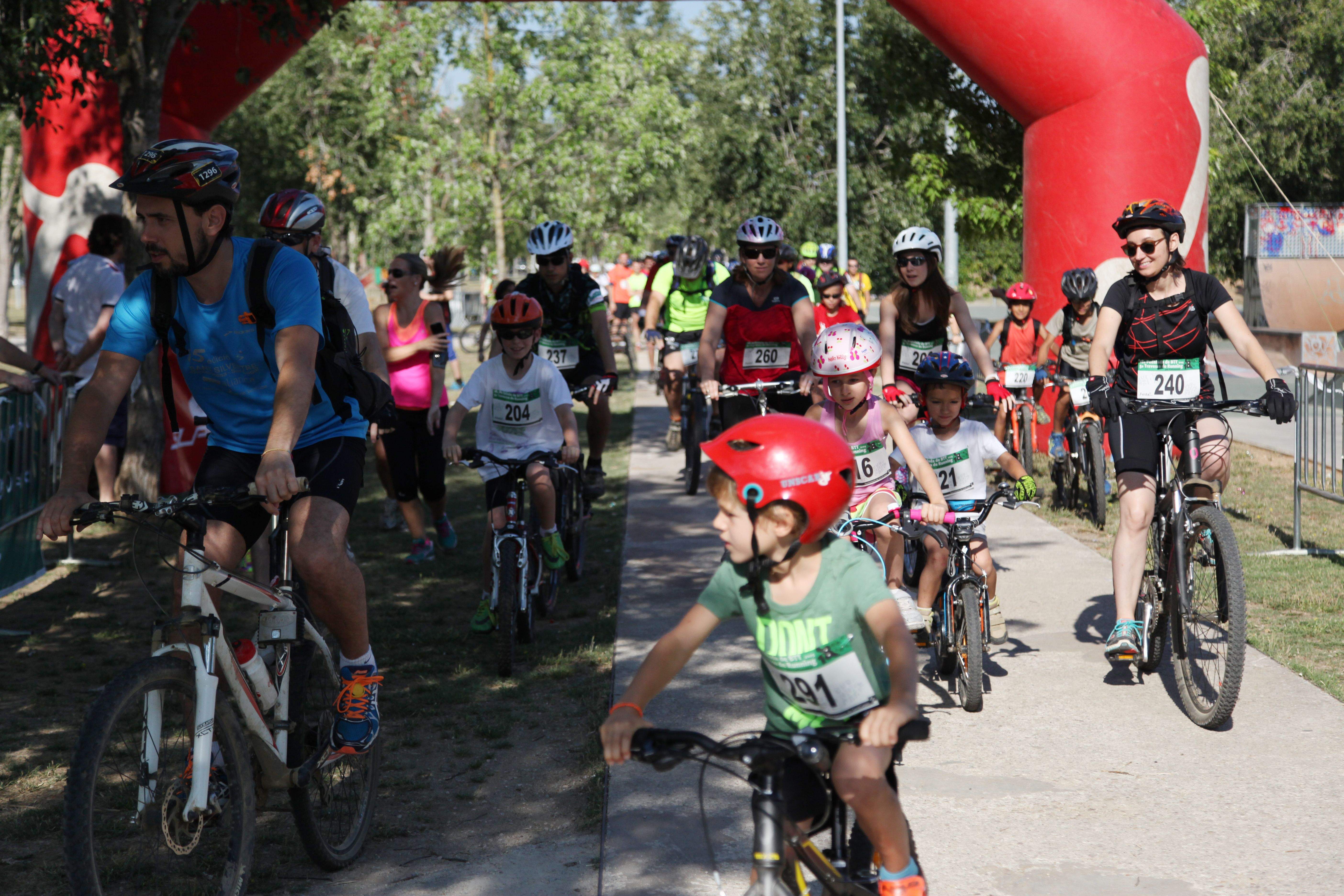 La 20a Pedalada de BTT per Collserola de la Festa Major de Sant Cugat, el 2 de juliol. FOTO: Lali Puig