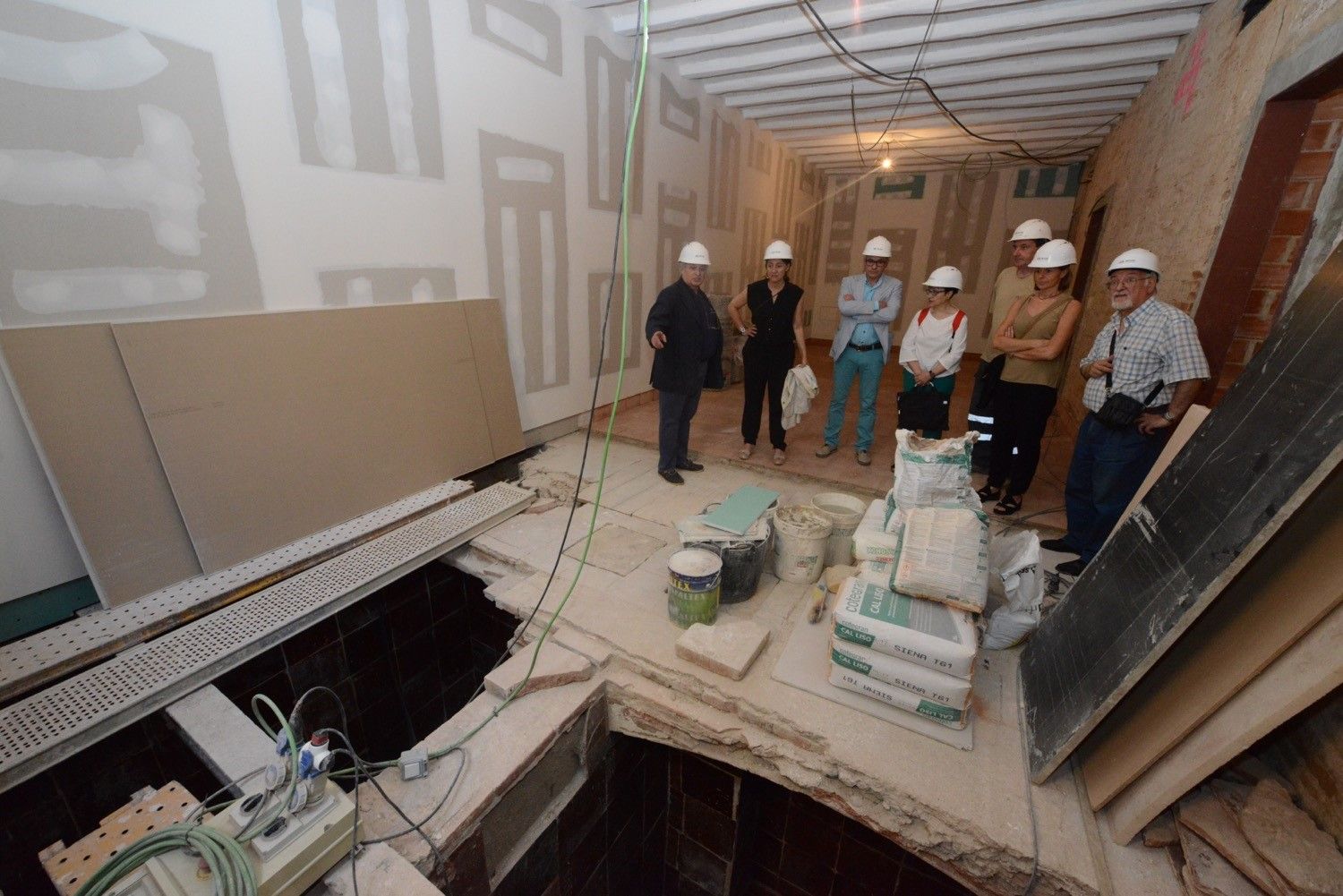 Les obres de Can Quitèria està previst que finalitzin al mes d'octubre  FOTO: Localpres