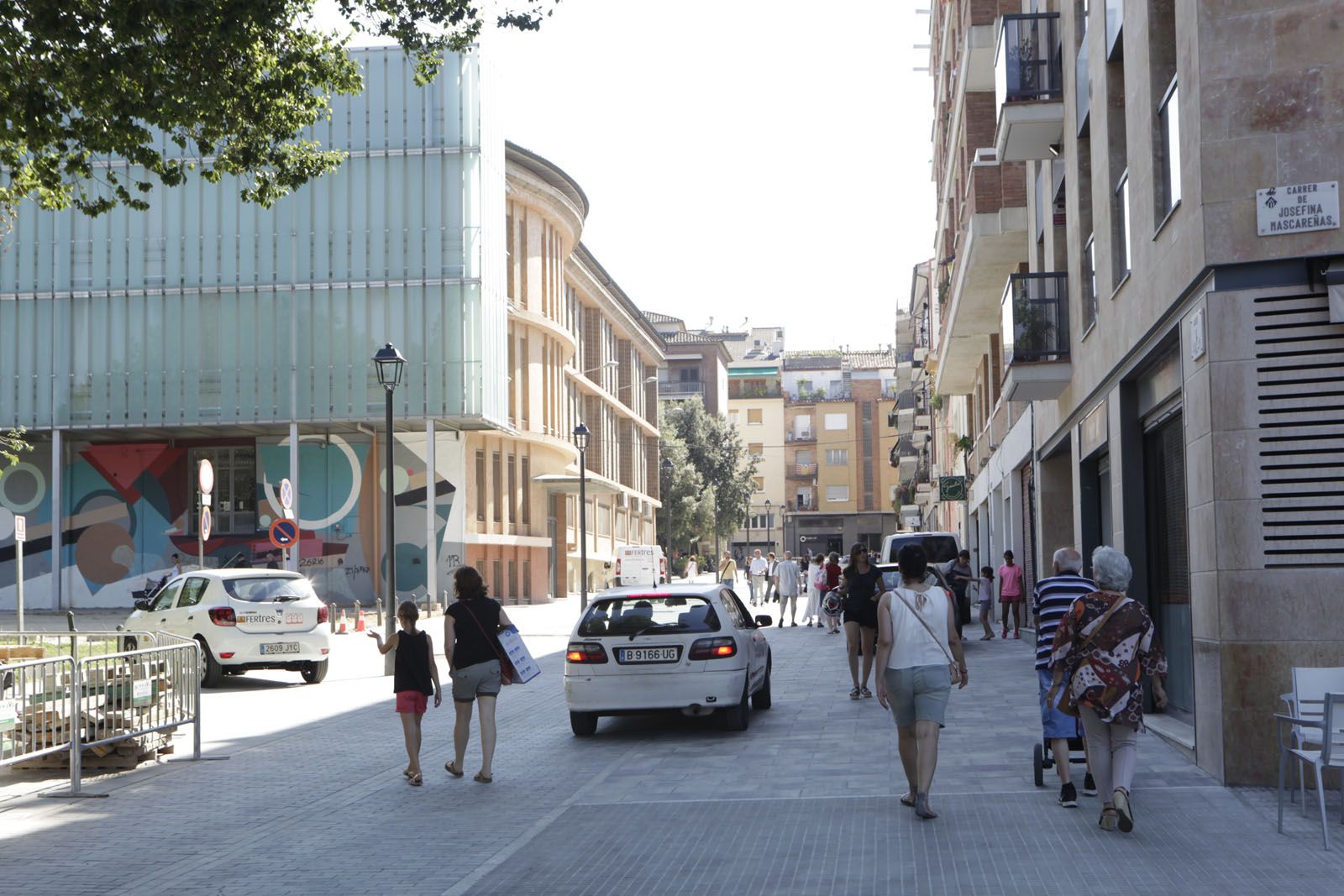 Un dels objectius de la creació d'aquests cinc nous carrers és seguir millorant la qualitat urbana de la ciutat. FOTO: Cedida