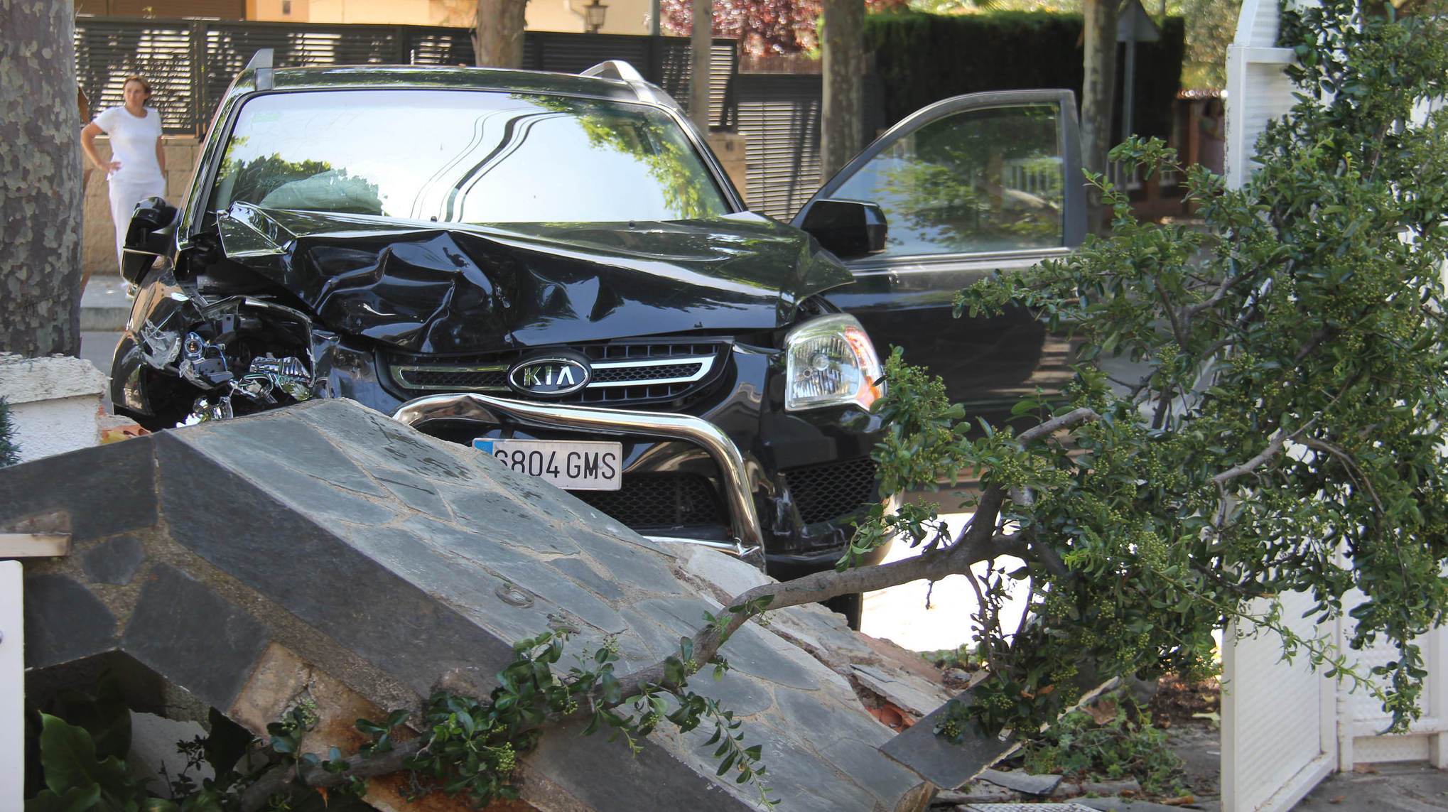 Imatge d'un dels accidents FOTO: Cedida 