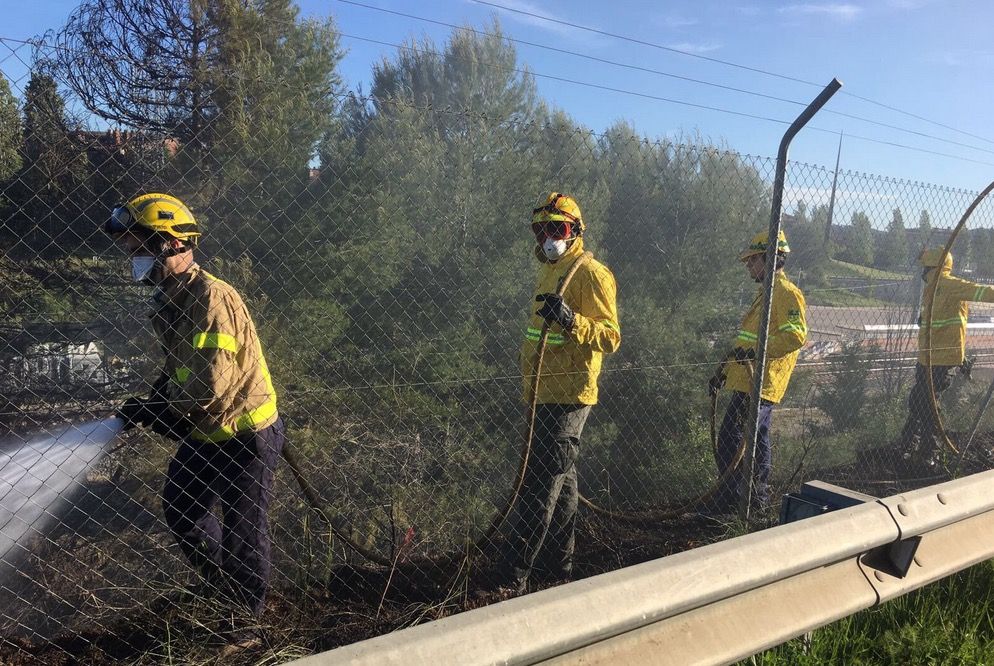 ADF en una intervenció anterior a Sant Cugat. FOTO: ADF Sant Cugat