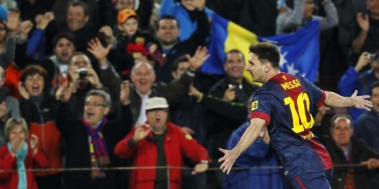 Imatge de Leo Messi en un partit del Barça FOTO: Albert Gea/Reuters