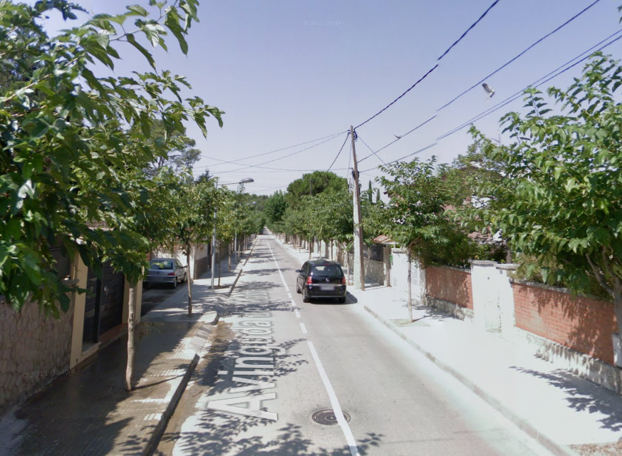 L'avinguda de Madrid, a Mira-sol (Sant Cugat). FOTO: Google Streets