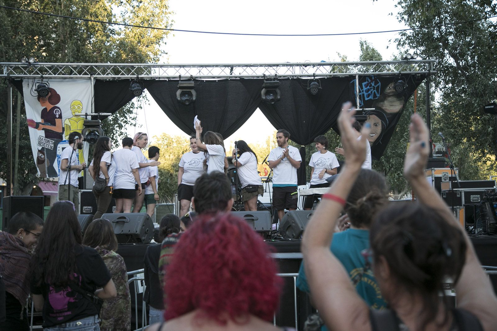 Inauguració Festa Major Alternativa de 2017 a la Rambla del Celler. FOTO: Lali Puig