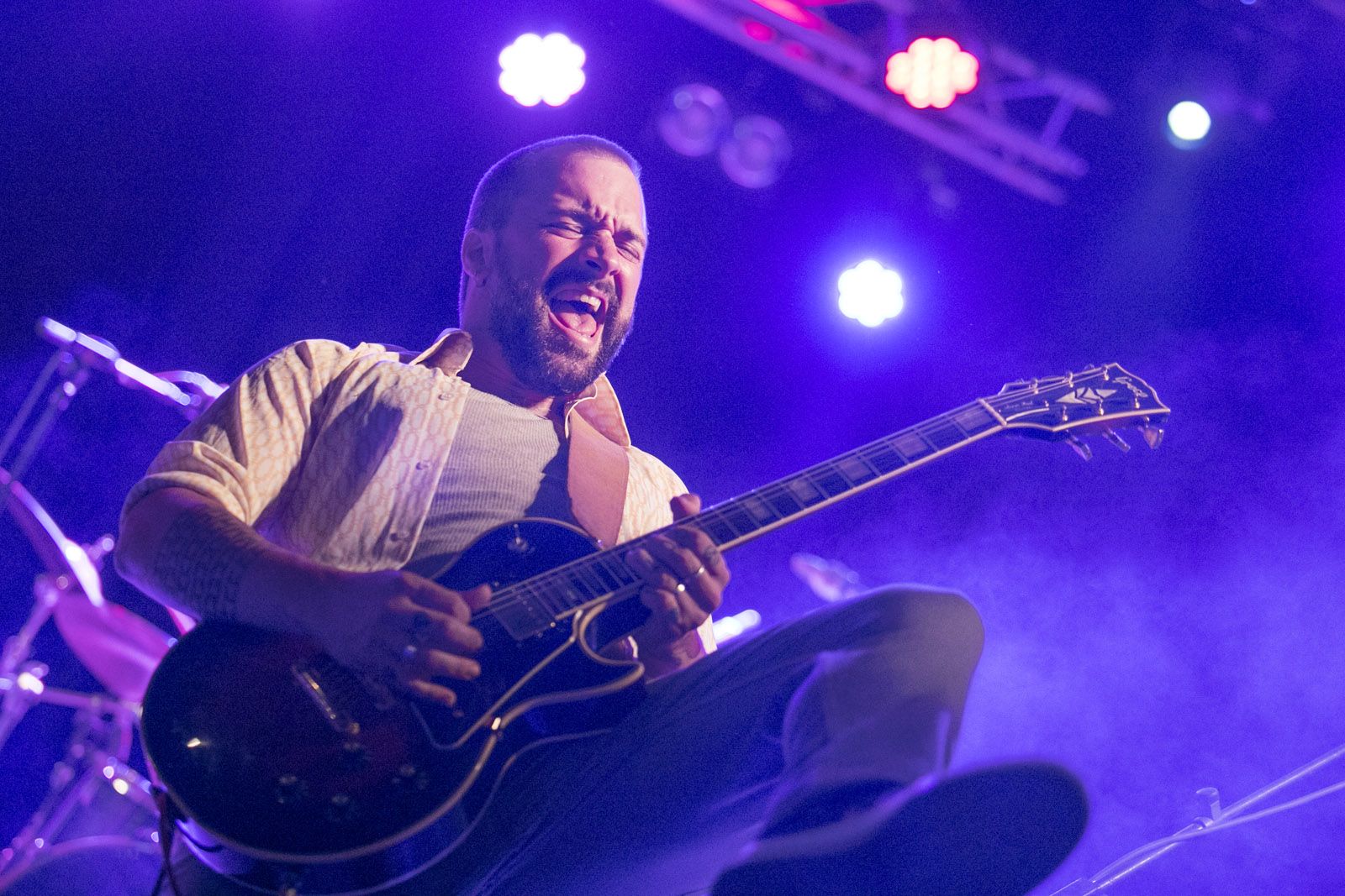 Nit de soul amb Marina BBface&TheBeatRoots a la Plaça de Barcelona. FOTO: Lali Puig