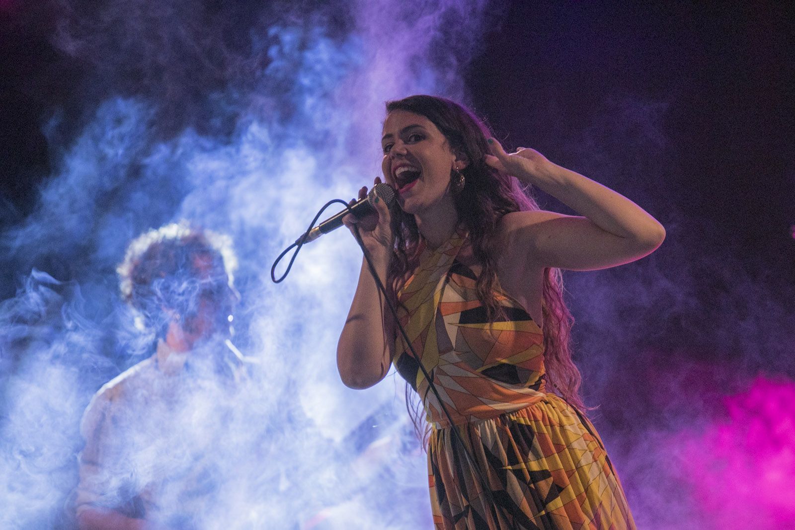 Nit de soul amb Marina BBface&TheBeatRoots a la Plaça de Barcelona. FOTO: Lali Puig