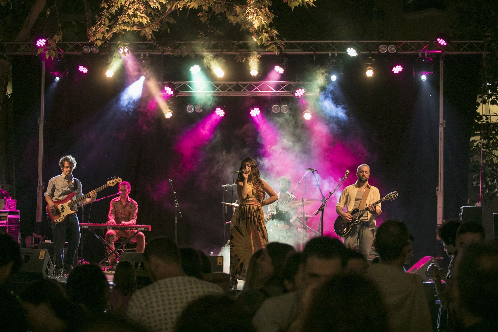 Nit de soul amb Marina BBface&TheBeatRoots a la Plaça de Barcelona. FOTO: Lali Puig