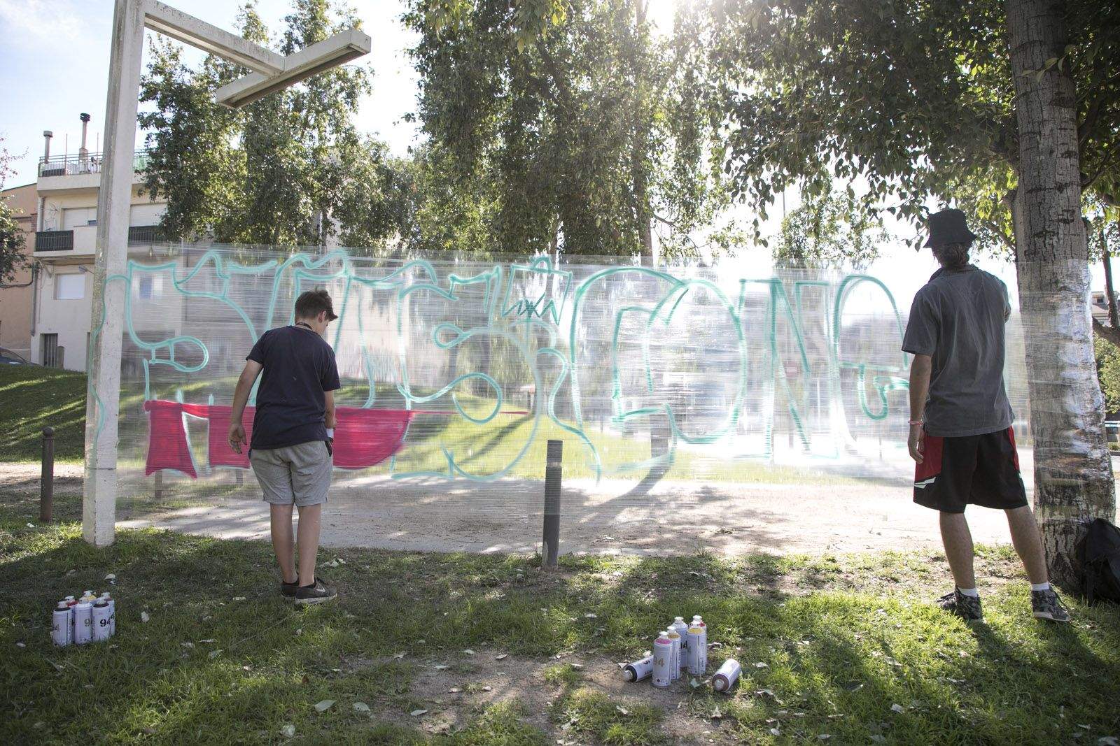 5è Concurs de Graffitti i Art Mural Jaume Castañé i Campmany a la Rambla del Celler. FOTO: Lali Puig