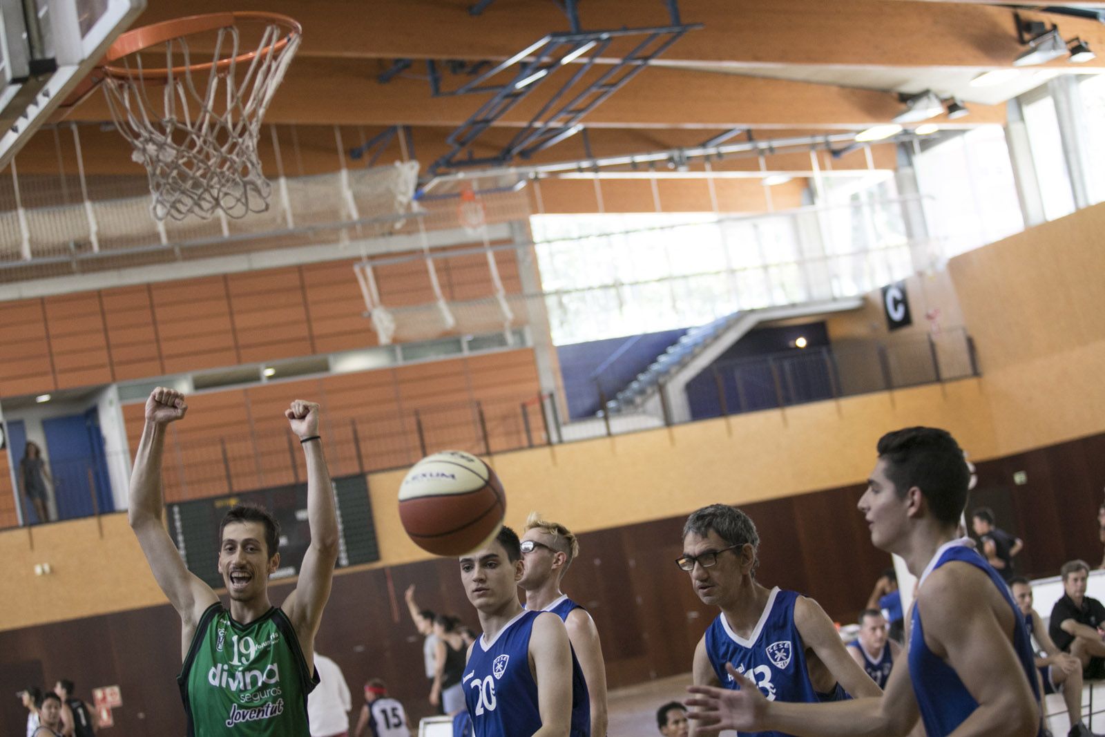 2n Meeting de bàsquet unificat a la ZEM Rambla del Celler. FOTO: Lali Puig