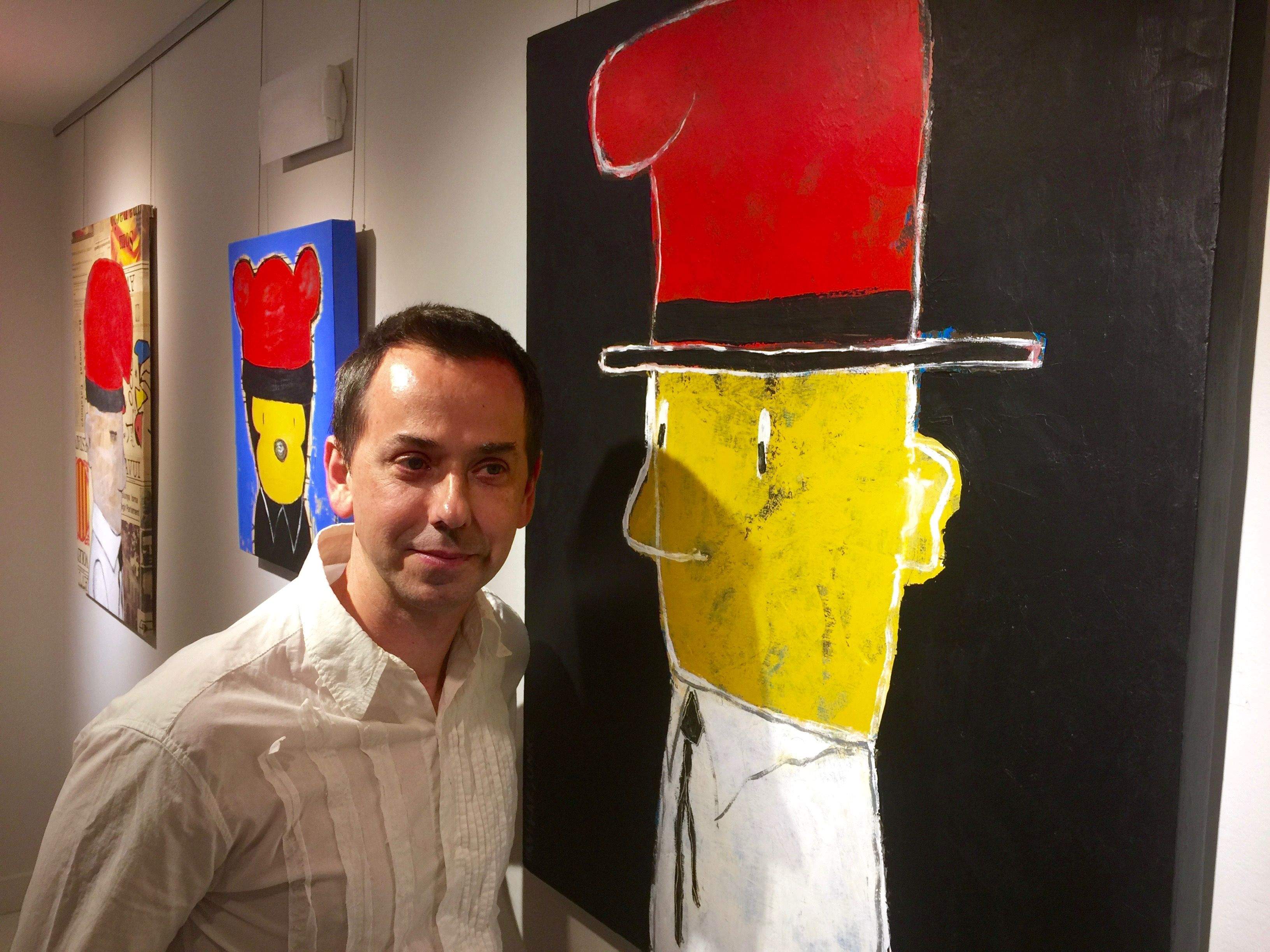 Vall Karsunke a la mostra que es pot veure a la galeria Blanca, by Erai FOTO: L. Grau