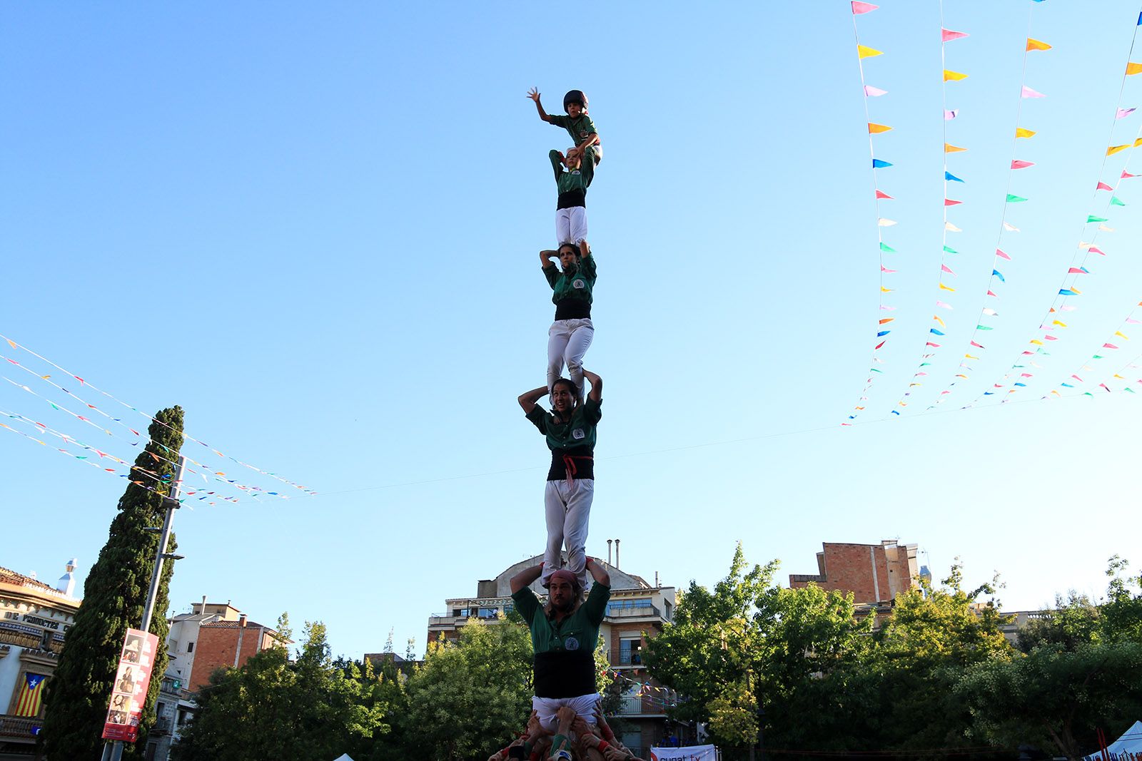 XXI Diada Castellera de Festa Major. Foto: Lali Álvarez