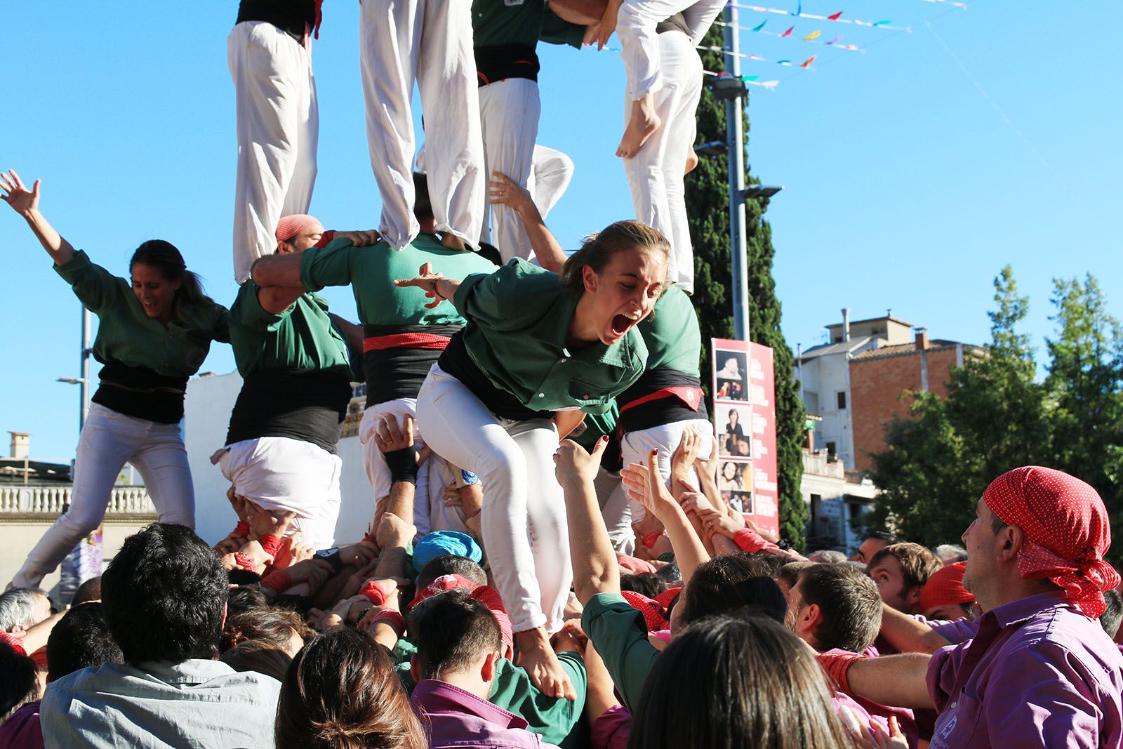 XXI Diada Castellera de Festa Major. Foto: Lali Álvarez