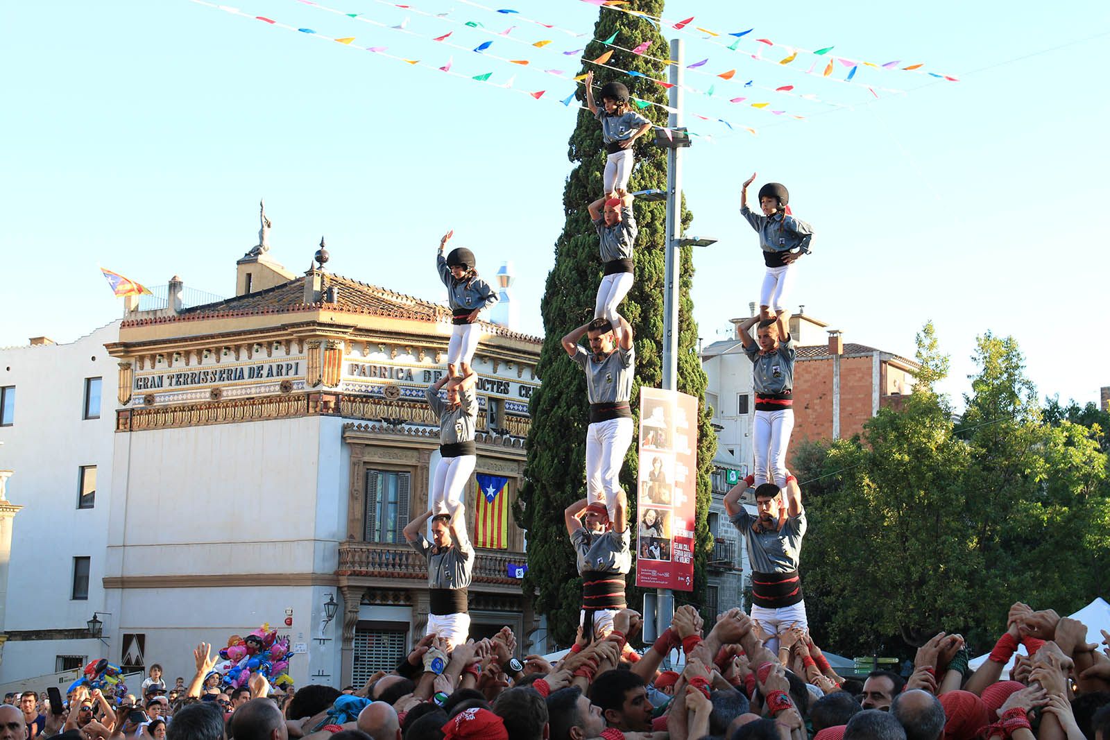 XXI Diada Castellera de Festa Major. Foto: Lali Álvarez