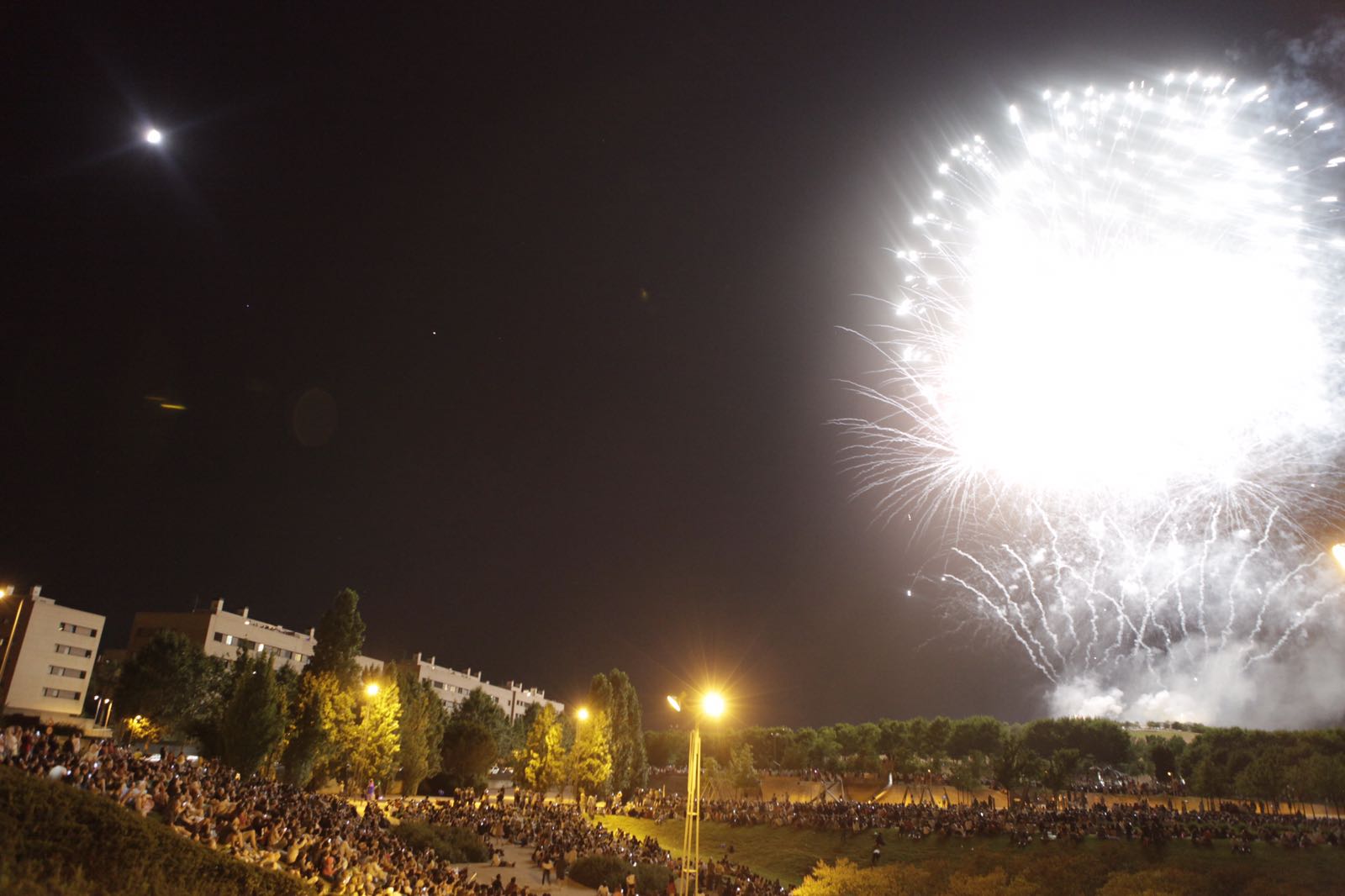 Moment del castell de focs FOTO: Artur Ribera 