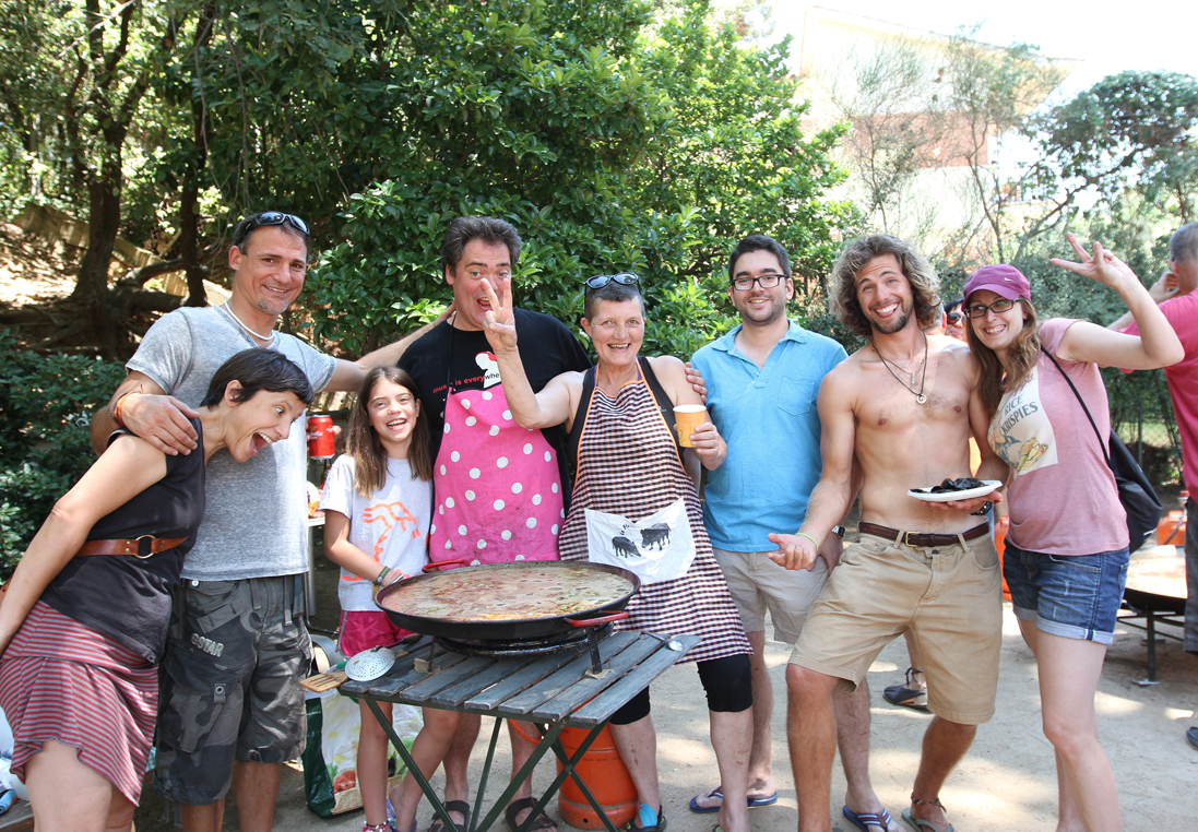 La trobada d'arrossos, un dels plats forts de la Festa Major de la Floresta FOTO: Haidy Blanch