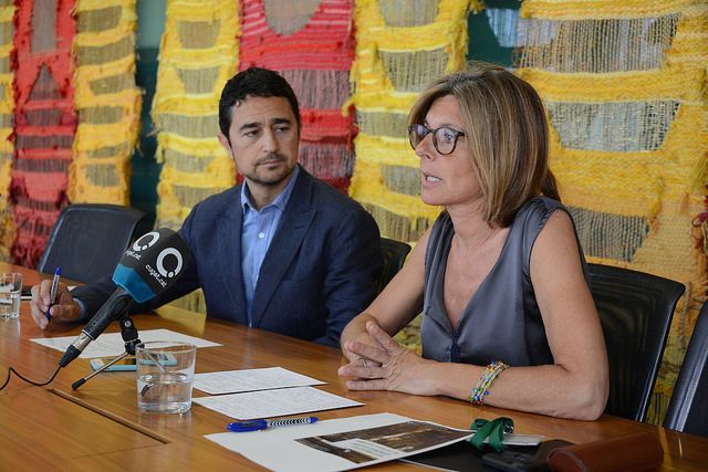 Calvet i Fortuny presentant el nou ajut per subvencionar l'IBI FOTO: Localpres 