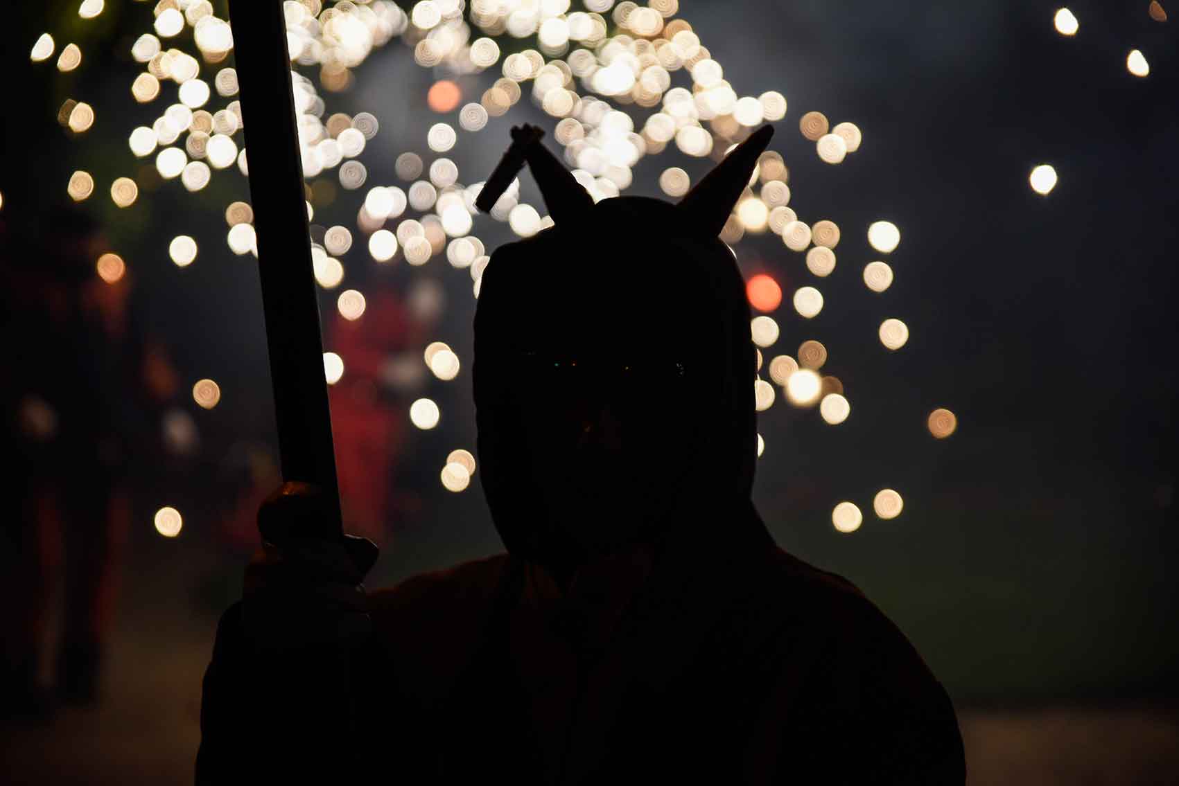 Correfoc d’esperit jove a Mira sol. Foto: Bernat Millet