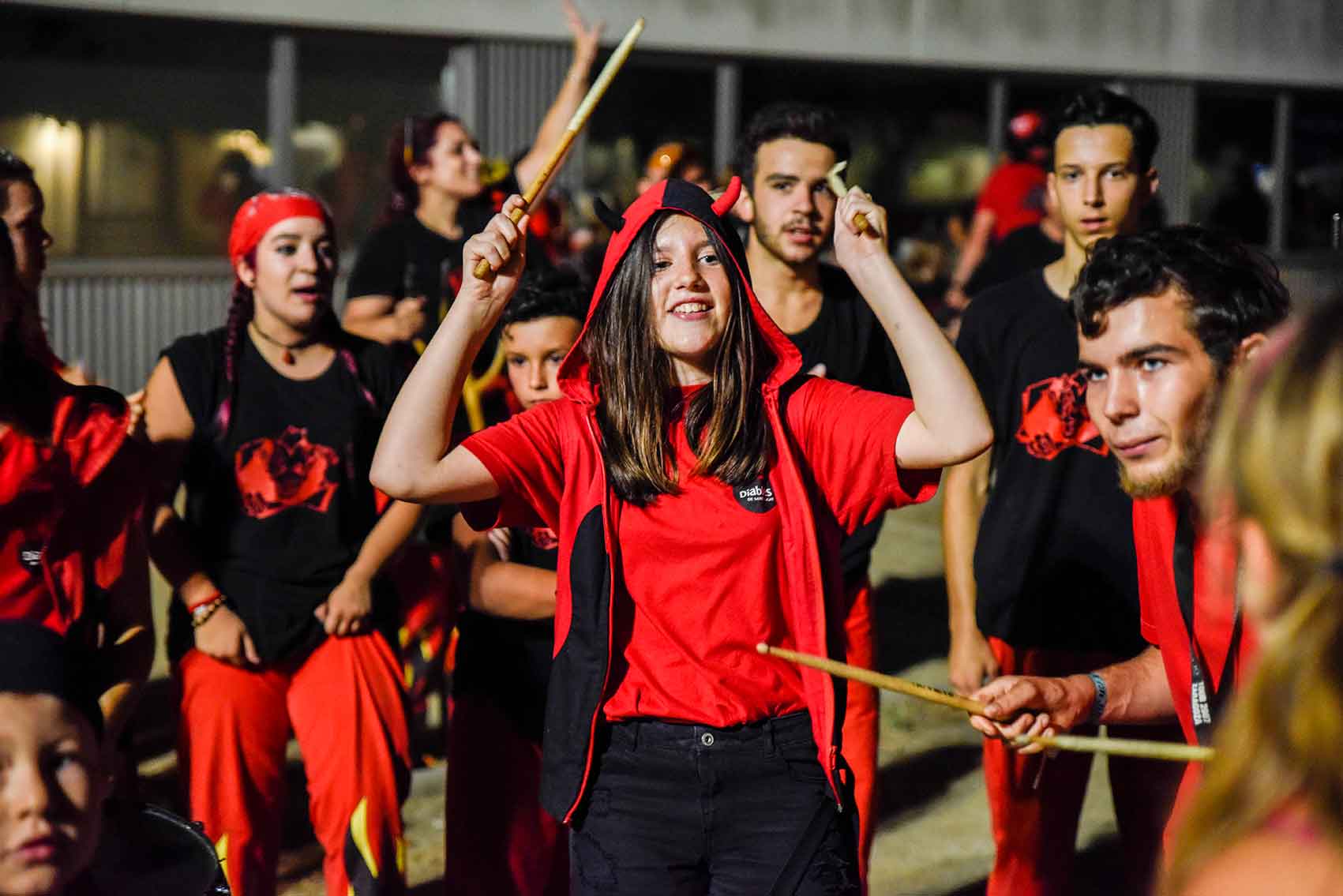 Correfoc d’esperit jove a Mira sol. Foto: Bernat Millet