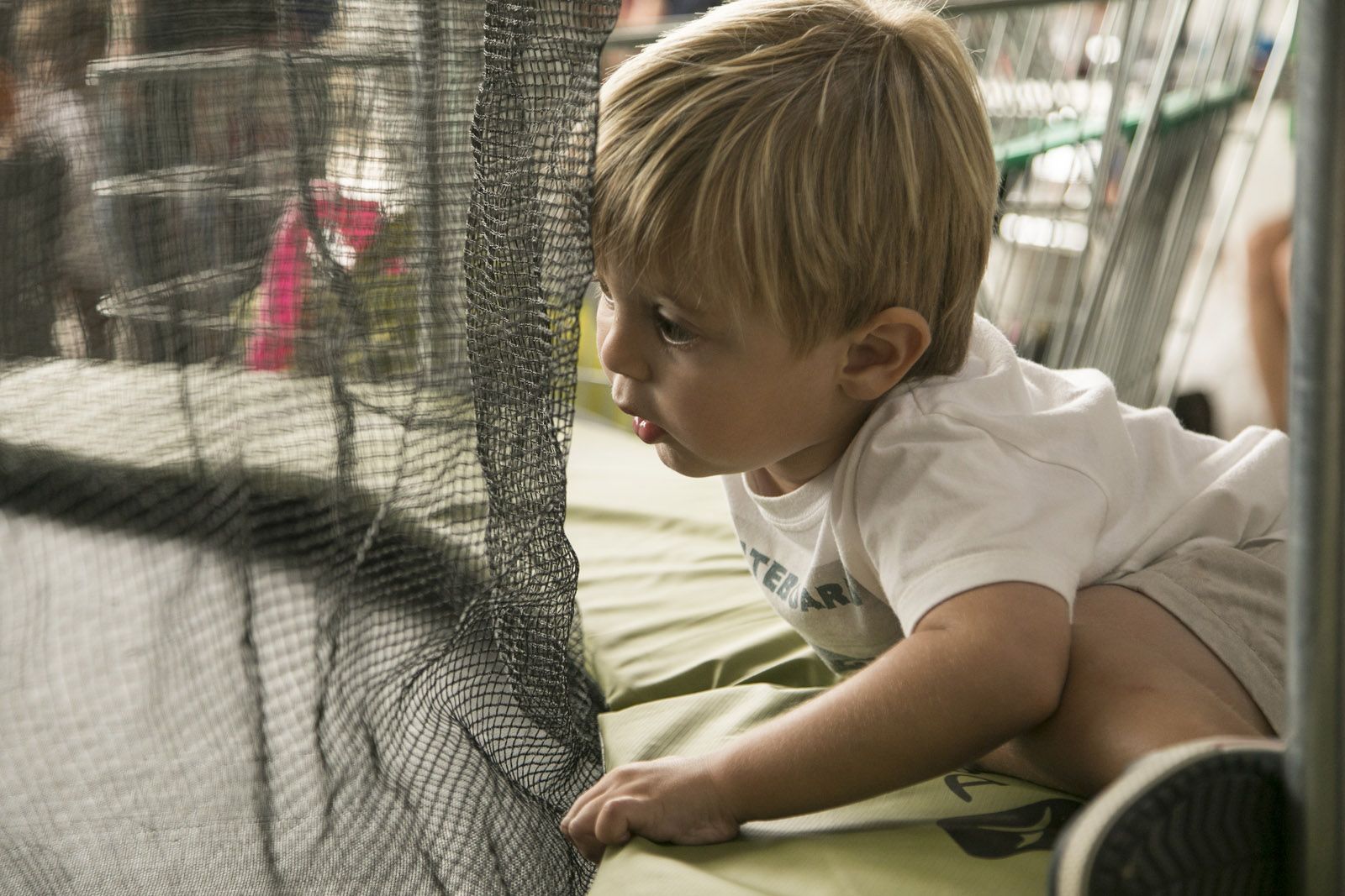 Circuit d’activitats infantils al Mira-sol Centre. FOTO: Lali Puig