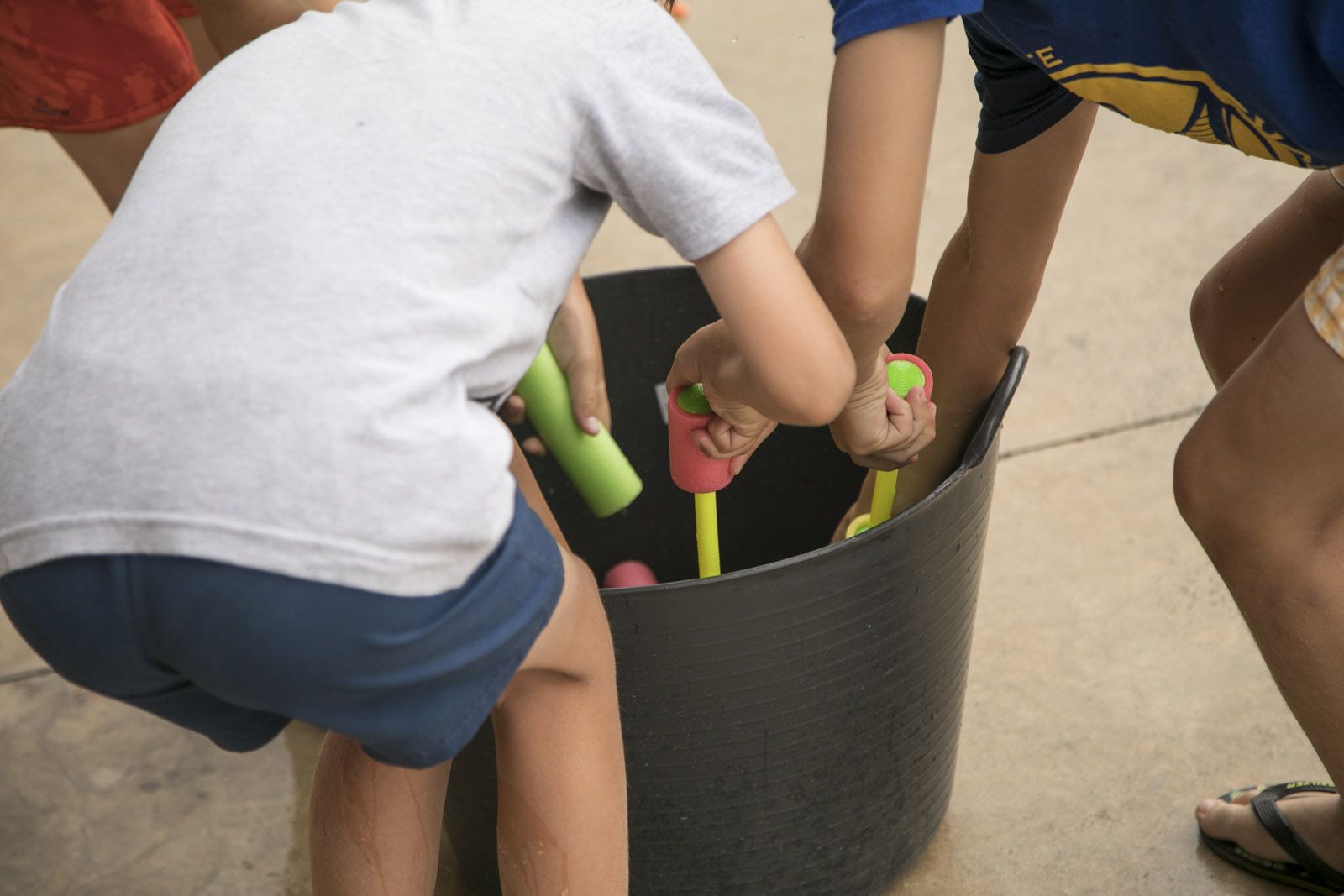 Circuit d’activitats infantils al Mira-sol Centre. FOTO: Lali Puig