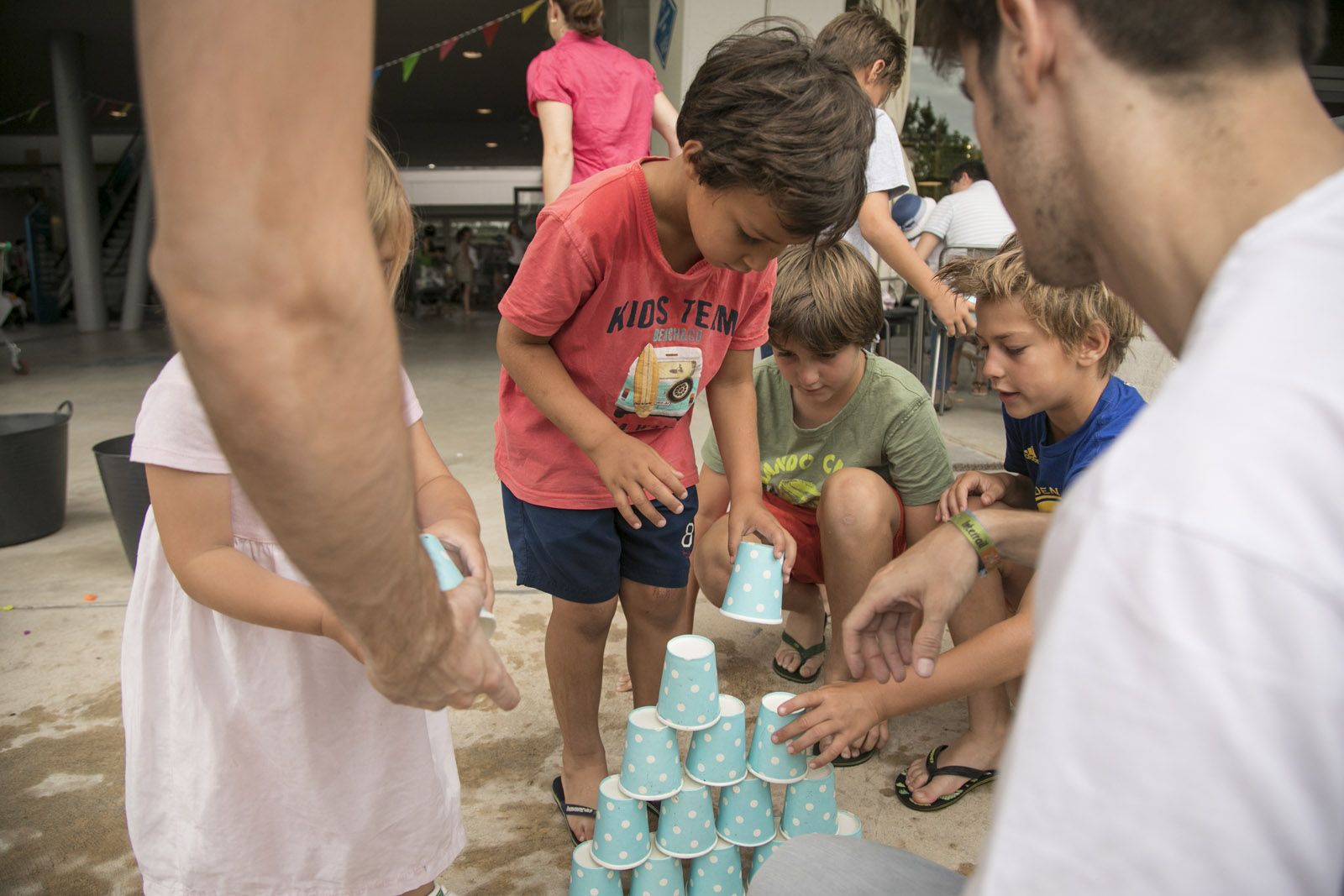 Circuit d’activitats infantils al Mira-sol Centre. FOTO: Lali Puig