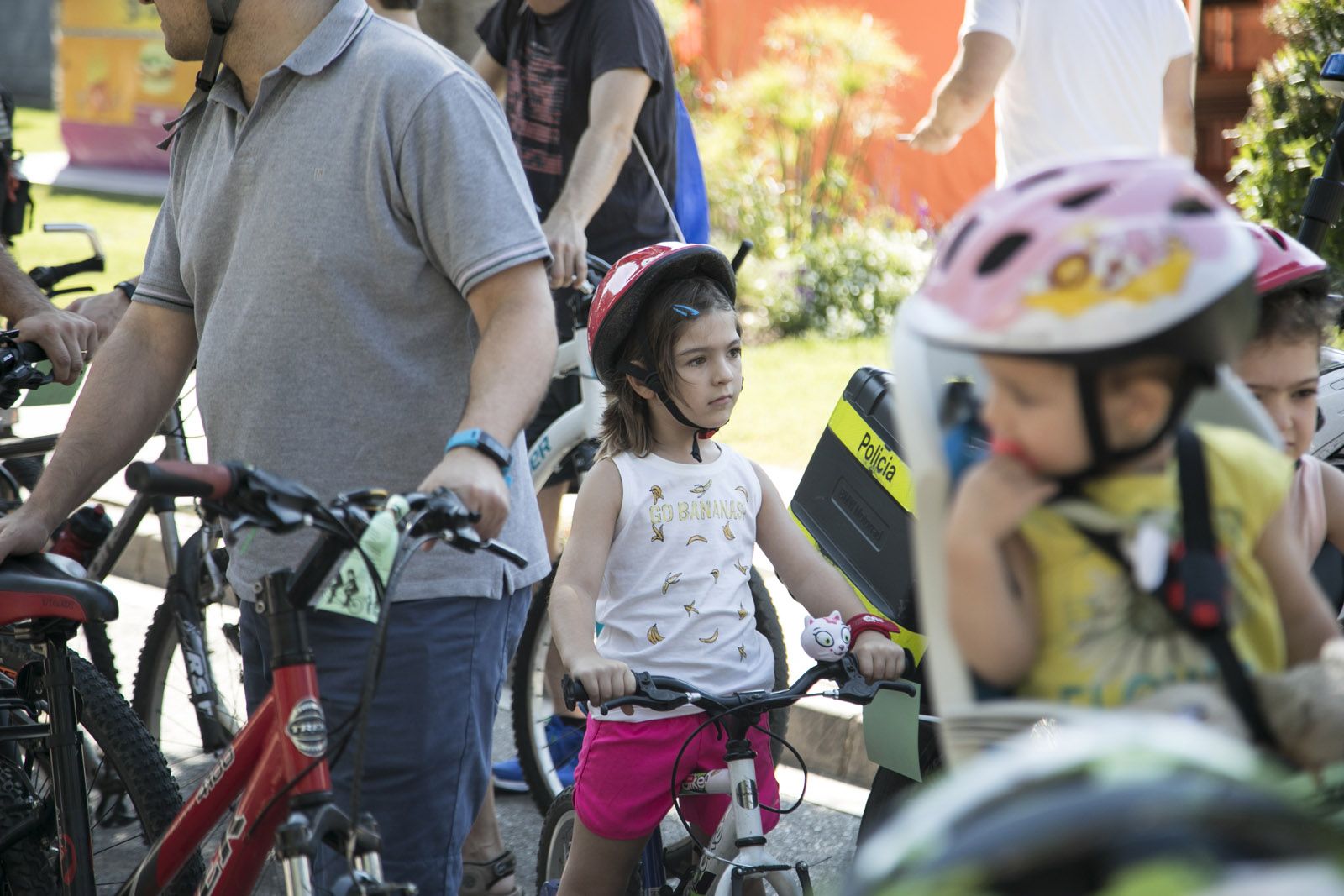 Bicicletada popular des del Casal de Mira-sol. FOTO: Lali Puig