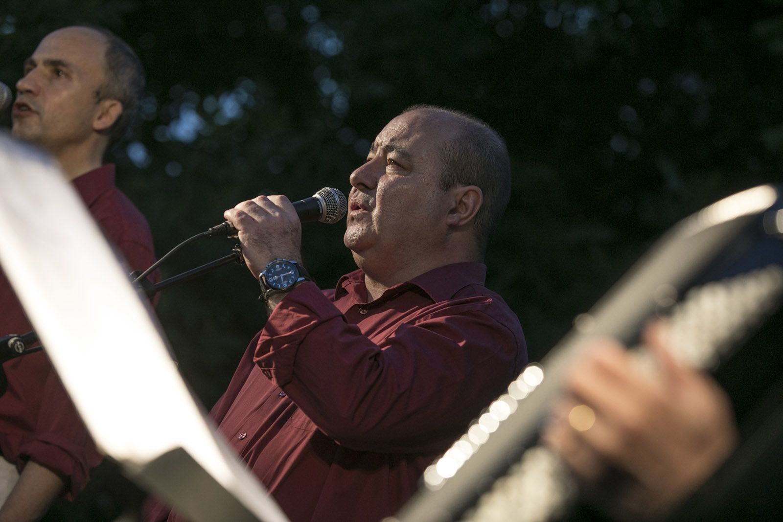 Havaneres i rom cremat al Casal de Mira-sol. FOTO: Lali Puig