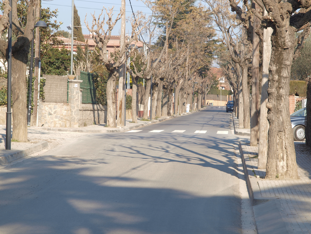 L'avinguda de Ramon Escayola de Valldoreix FOTO: Artur Ribera