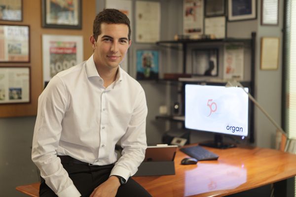 Javier Pérez del Pulgar Clavell al seu despatx d’Organ FOTO: Artur RIbera