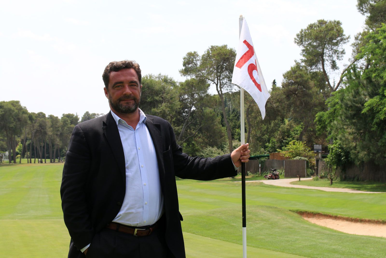 Jose Miguel Torres al Club de Golf Sant Cugat. FOTO: Lali Álvarez