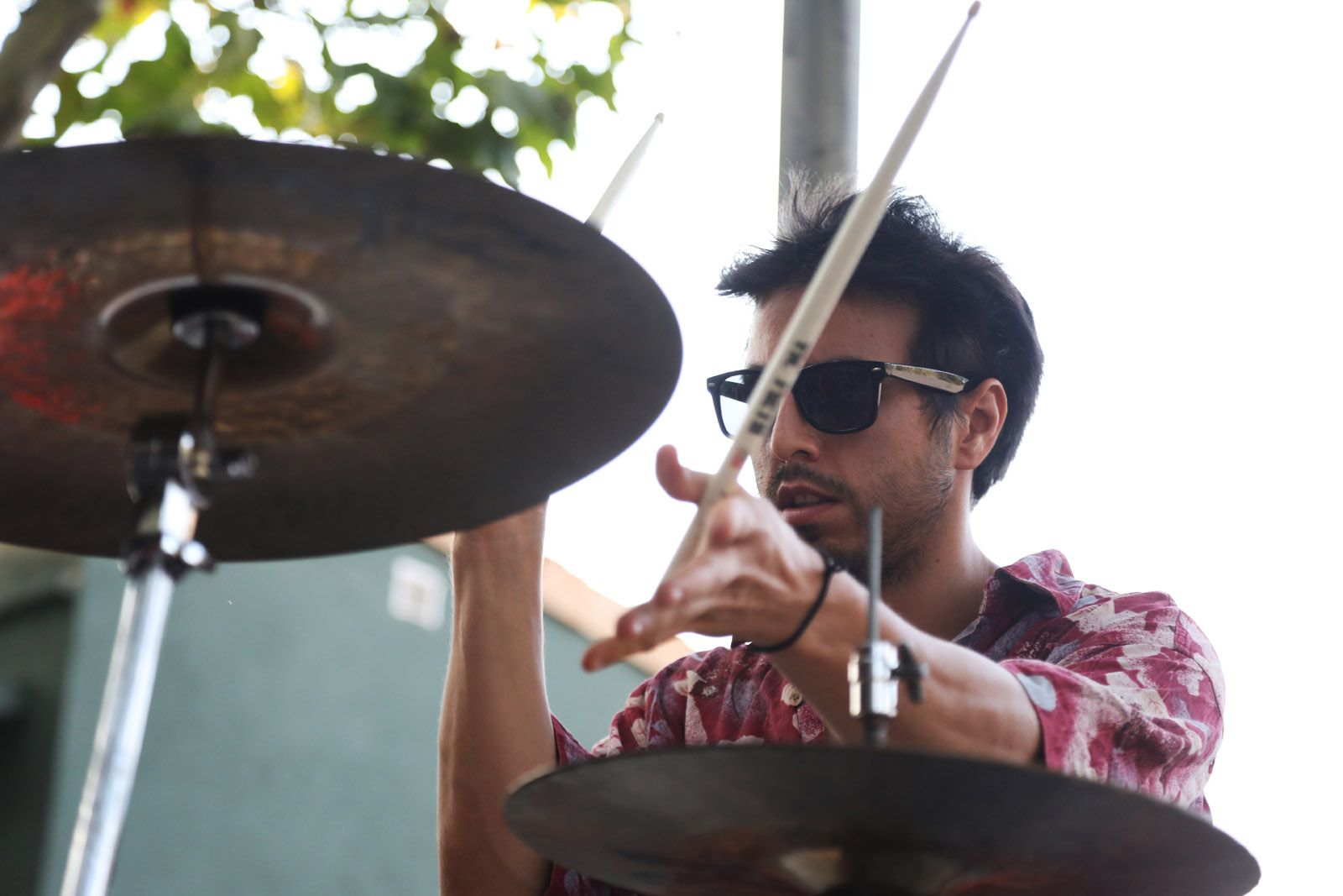 Buenas Costumbres, en concert, a la Plaça de Miquel Ros. FOTO: Lali Puig