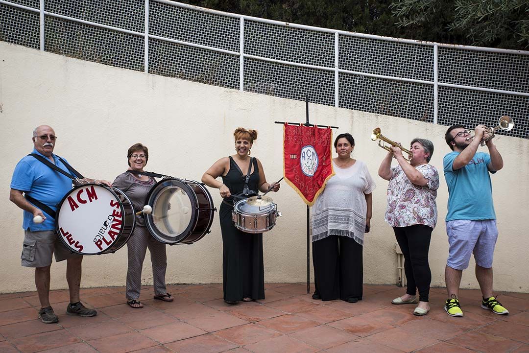 La Banda actua cada diumenge a l'antic Centre Cívis de les Planes FOTO: Bernat Millet 