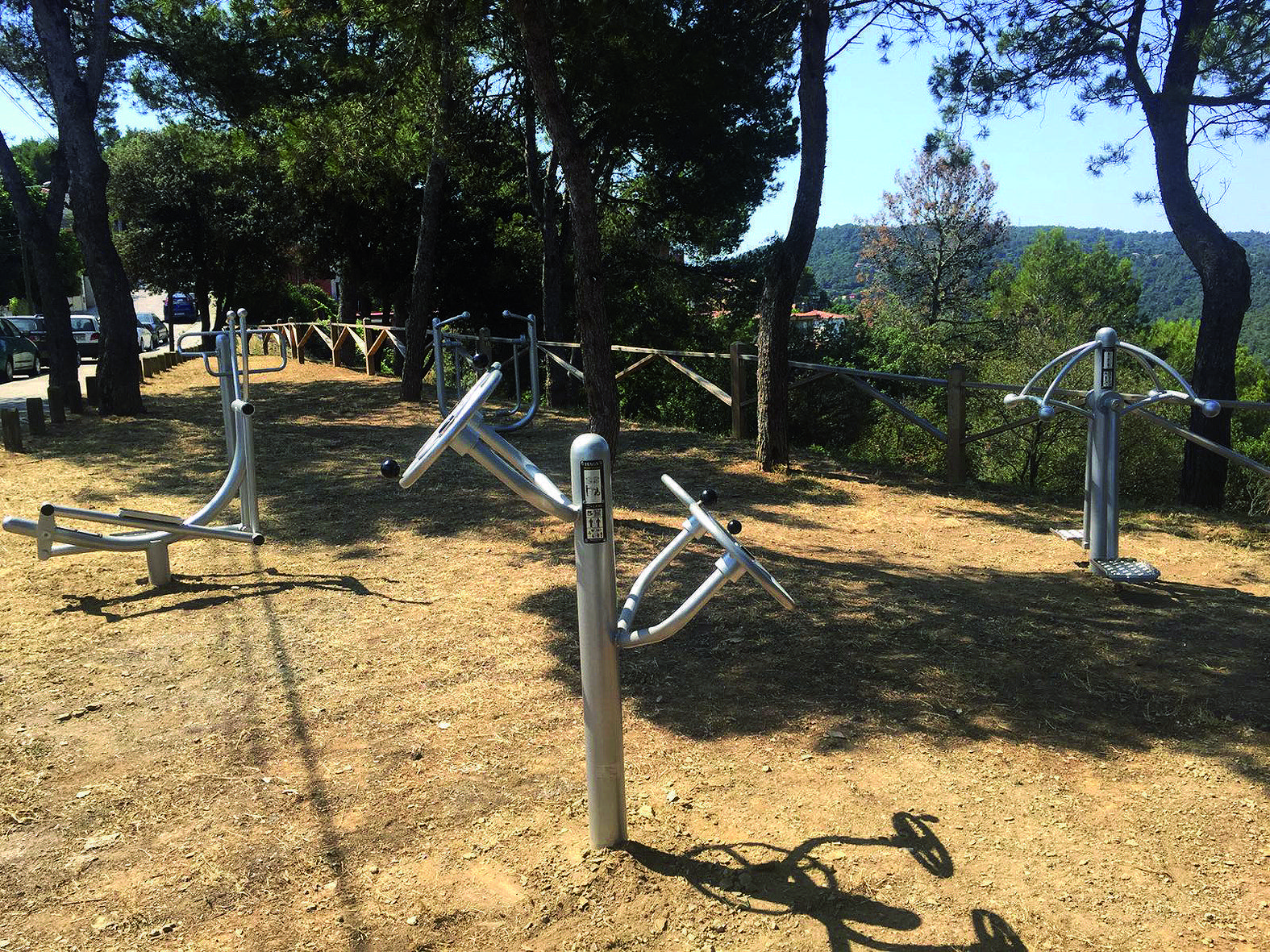 La instal·lació està a la plaça del Colom FOTO: Premsa Sant Cugat 