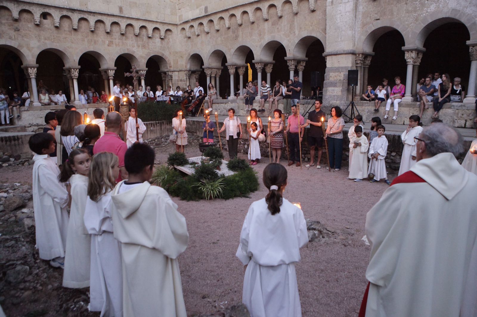 Homenatge al màrtir Cugat  FOTO: Artur Ribera