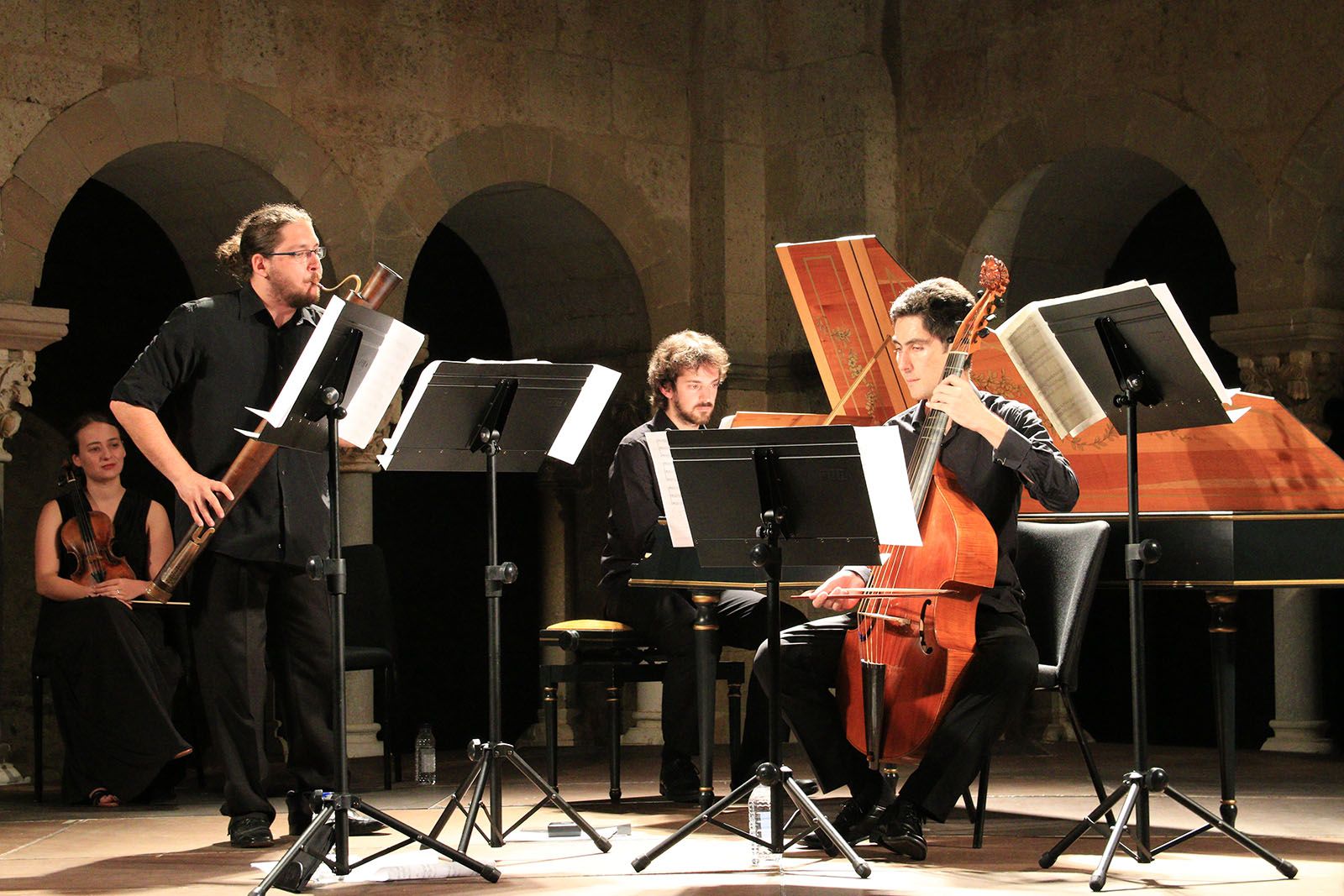 Concert de música antiga amb "Temps d'Hepidèmie". Foto: Lali Álvarez