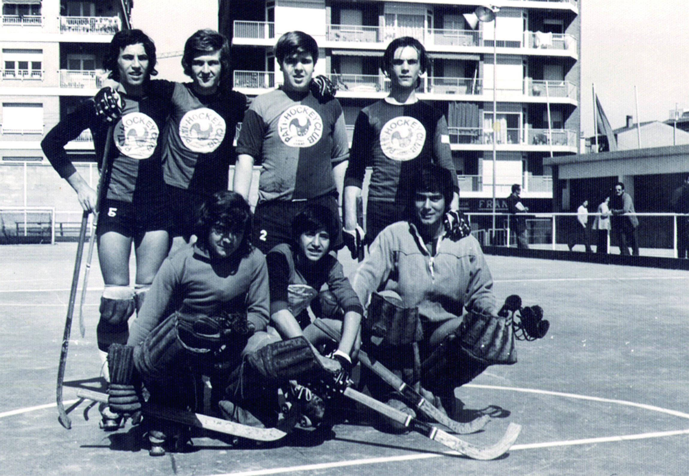 Un equip sènior, l’any 1970, també a la Pista Méndez