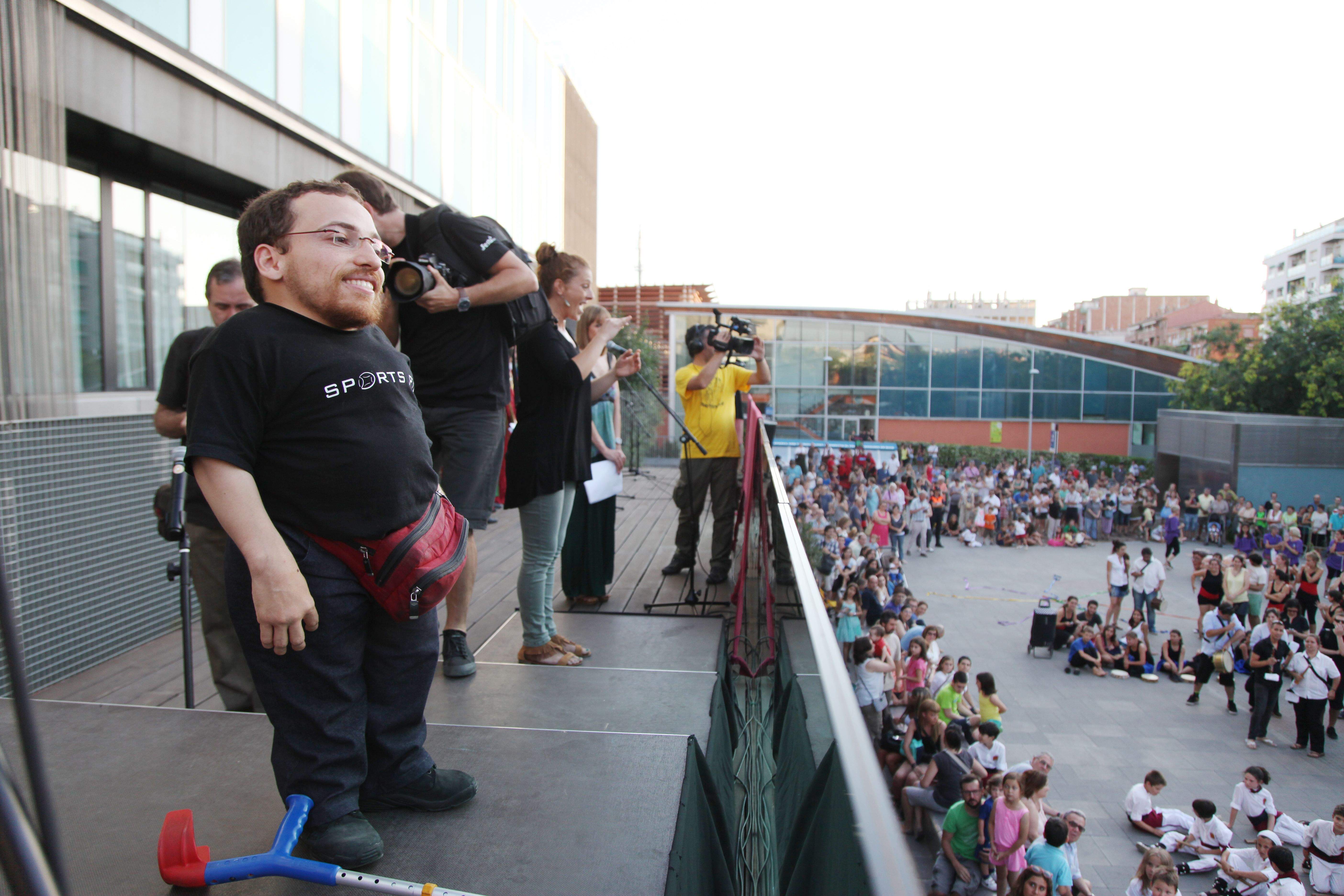 Joan Pahisa va ser pregoner de la Festa Major de Sant Cugat el 2015. FOTO: Lali Puig