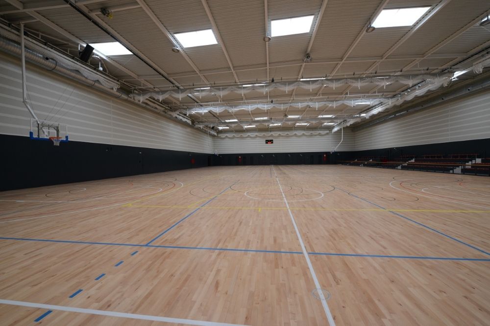 Imatge interior del nou Pavelló 3 de la ZEM La Guinardera. FOTO: Localpres