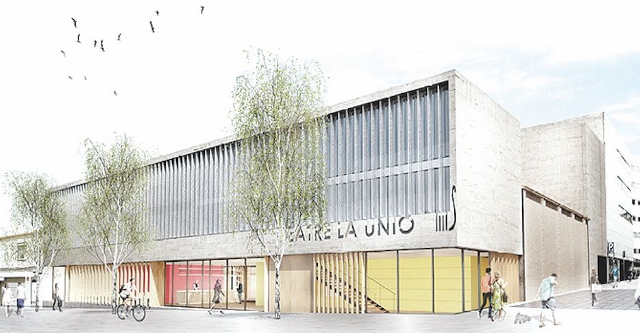 El nou teatre de La Unió hauria de ser una realitat a finals del 2019  FOTO: Ajuntament de Sant Cugat
