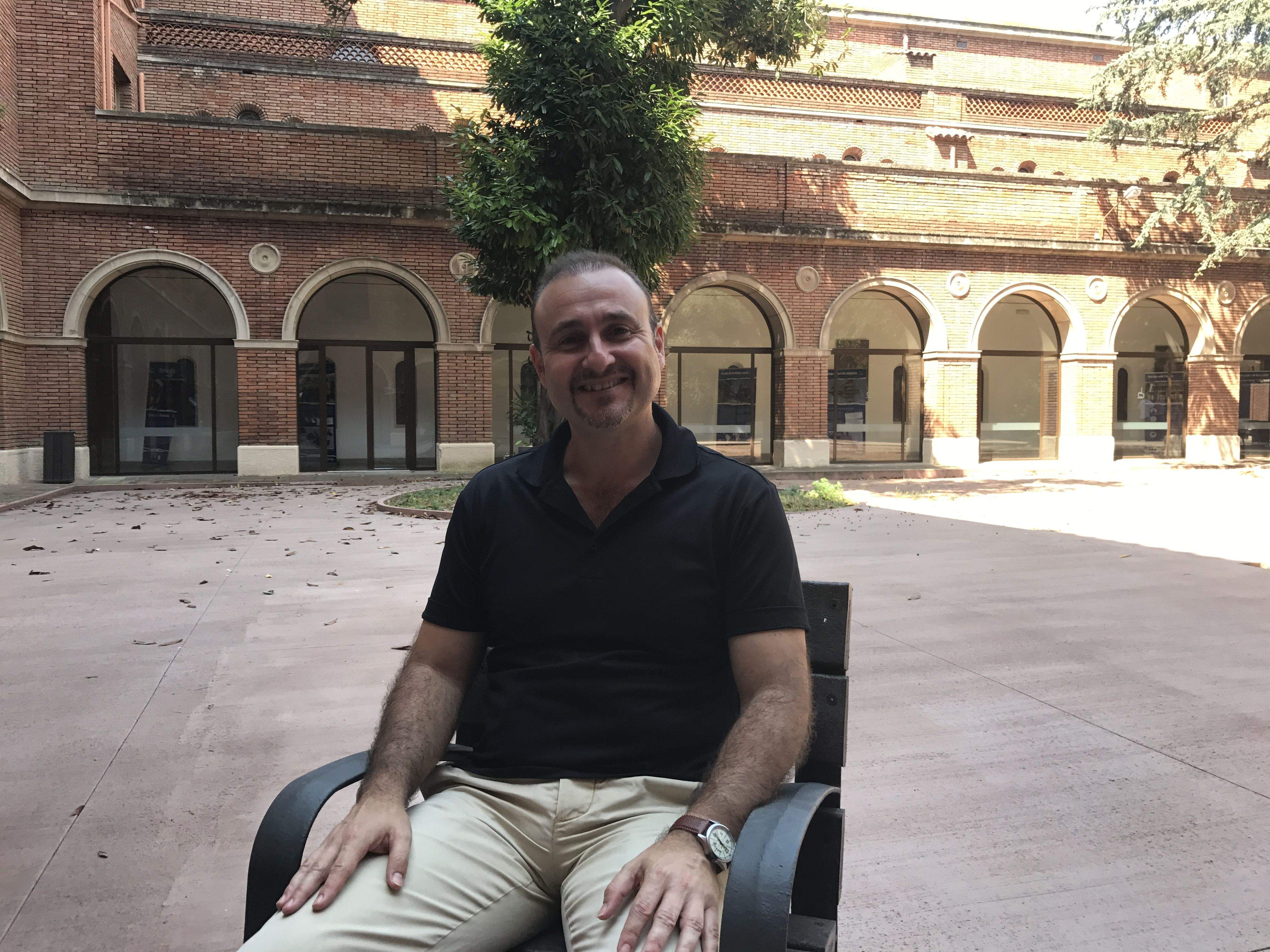 Jose Ángel Ruiz al Centre Borja de Sant Cugat FOTO: Mireia Puente 