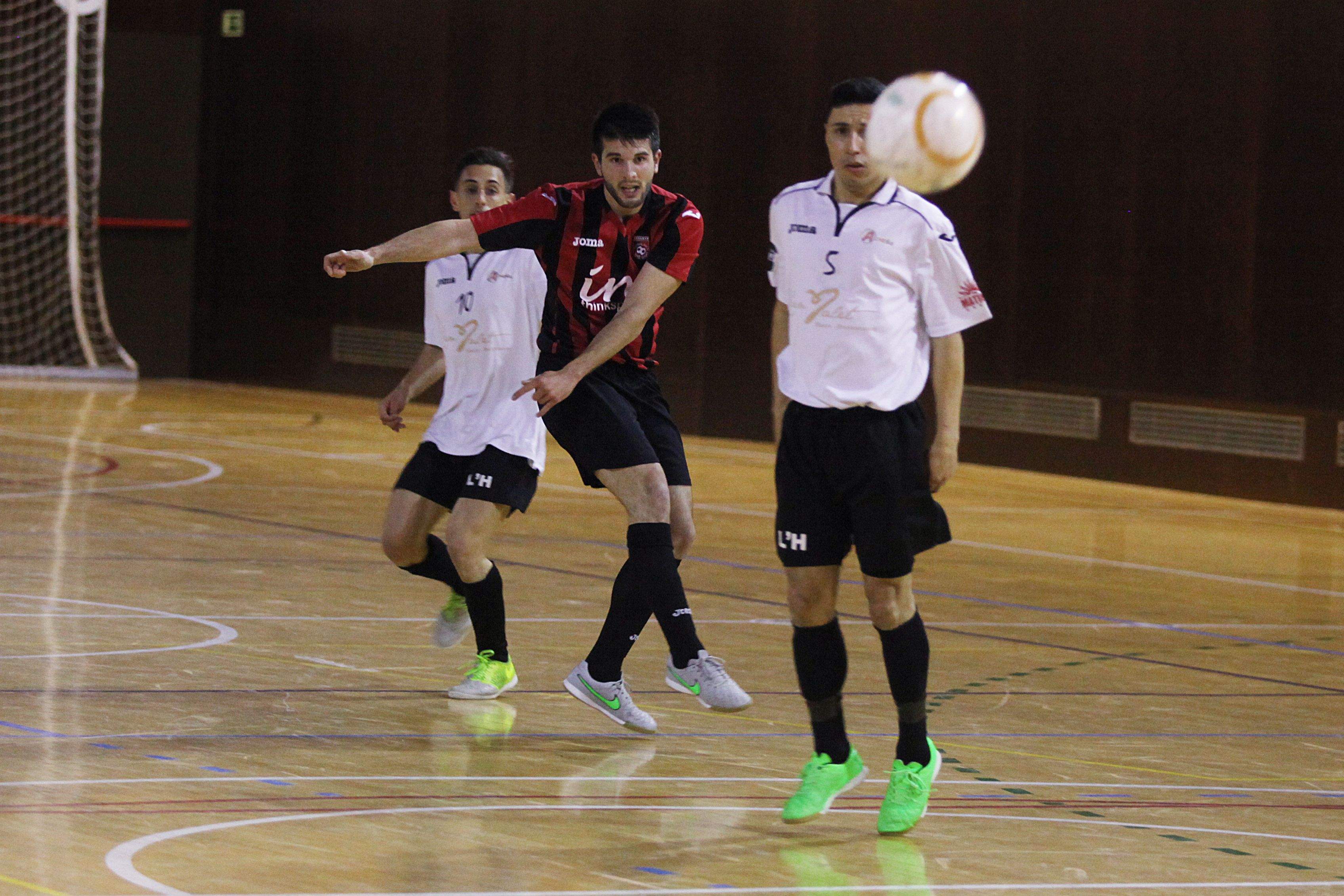 Enric Sánchez, jugador del Futbol Sala Sant Cugat. FOTO: Lali Puig