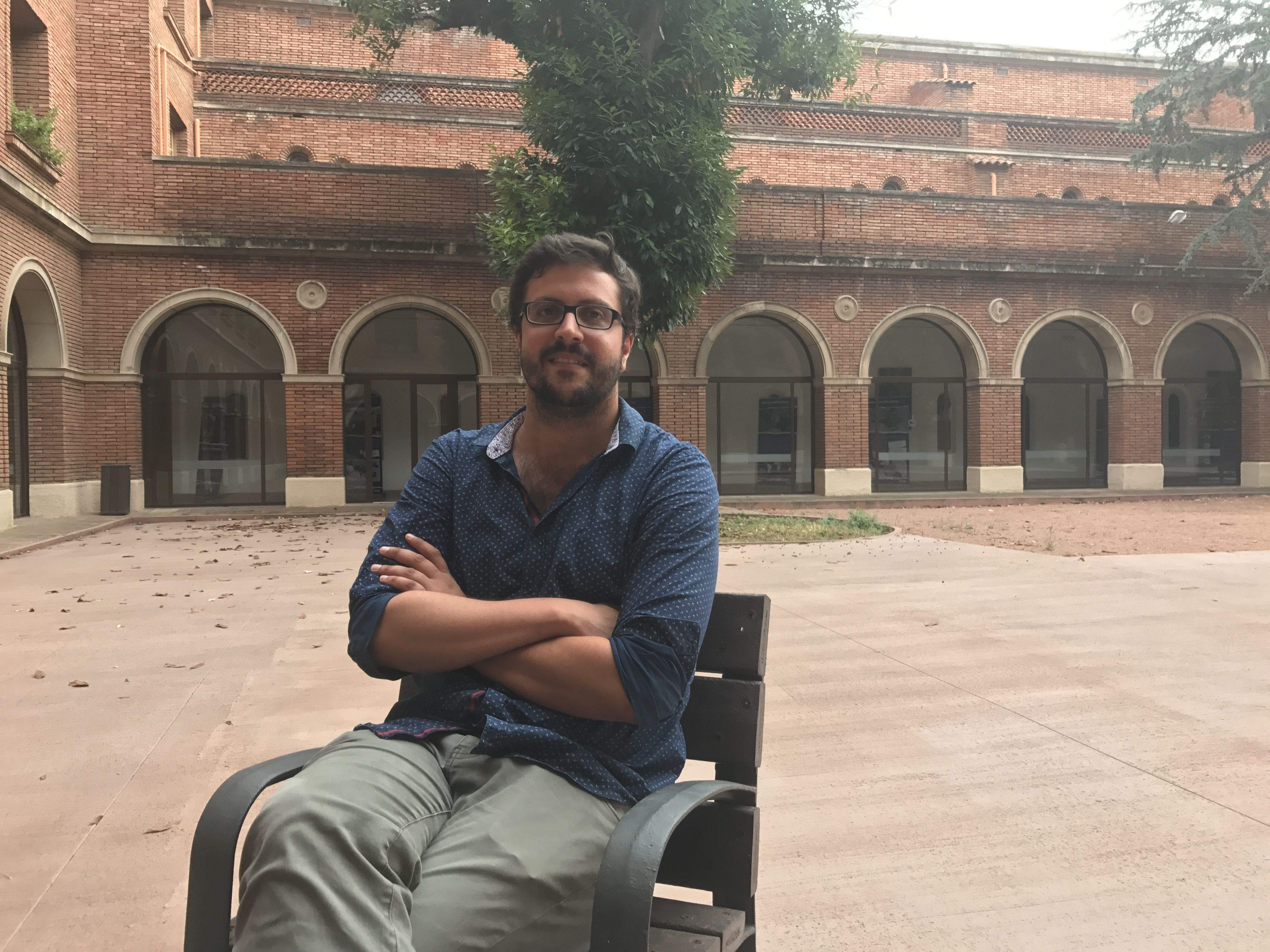 Igor Barbero al Centre Borja de Sant Cugat FOTO: Mireia Puente 