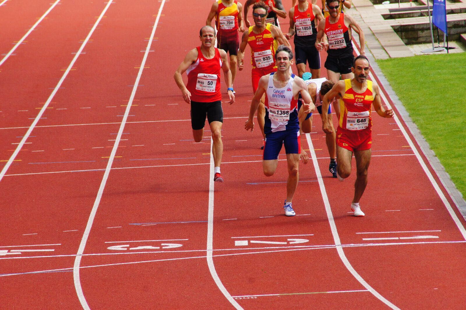 Miguel Ángel Balagué a la dreta de la imatge durant la competició FOTO: Cedida 