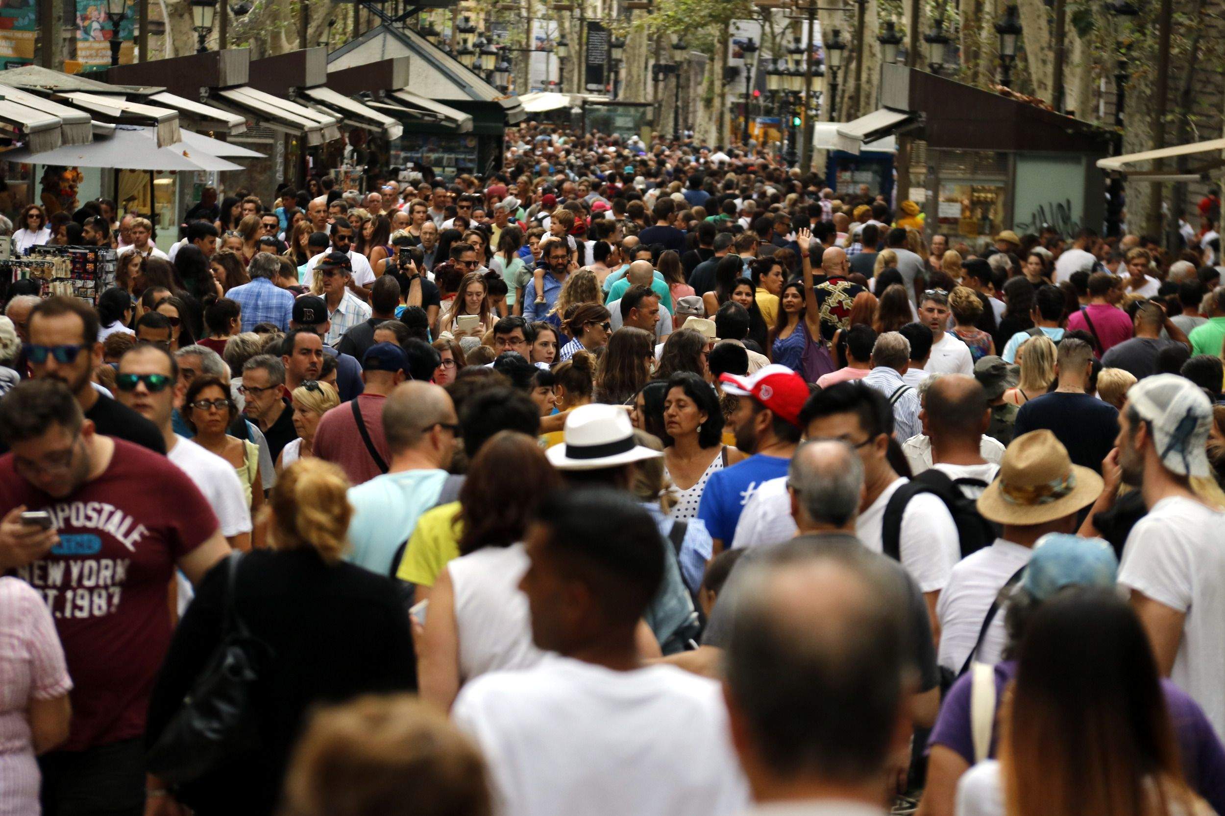 La Rambla, escenari d'un dels atemptats FOTO: ACN