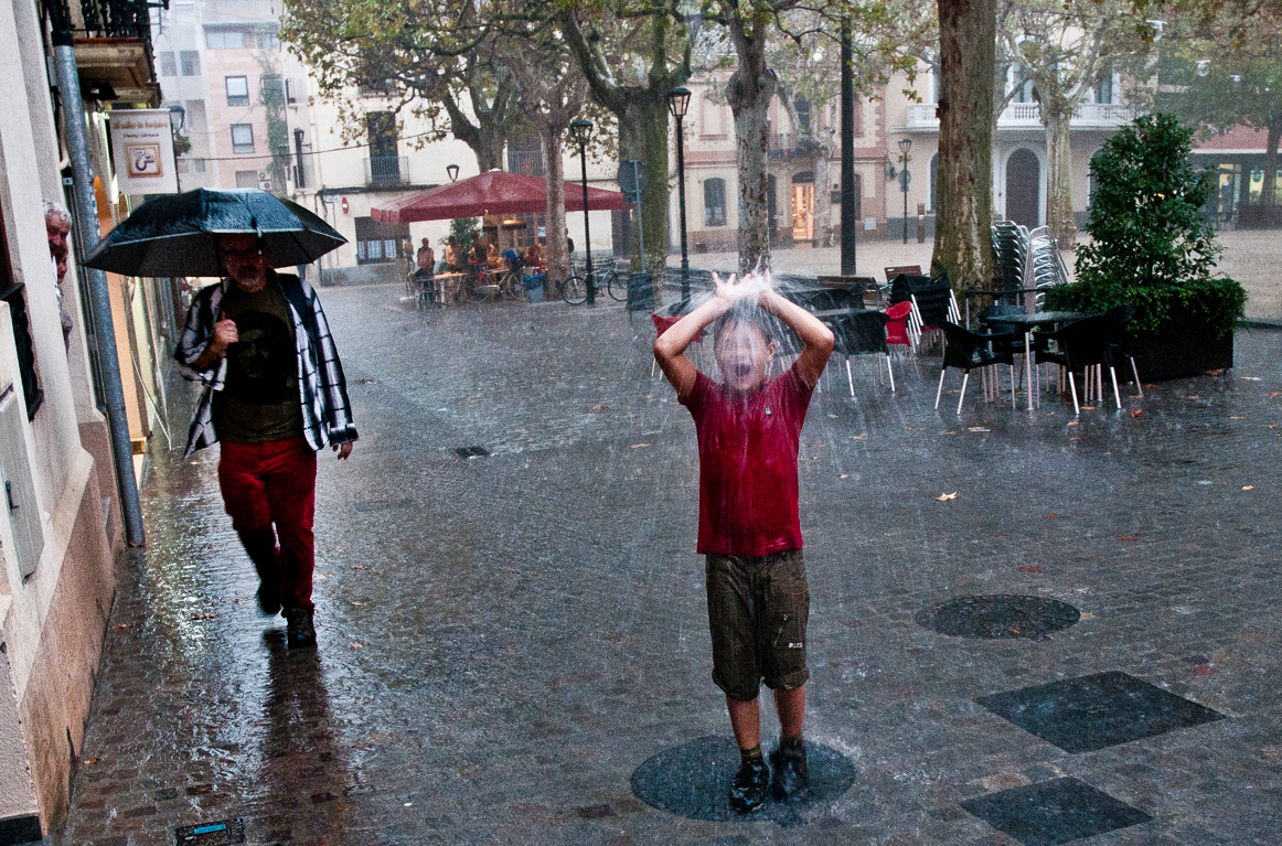 Previsió de pluges a Sant Cugat FOTO: David Molina