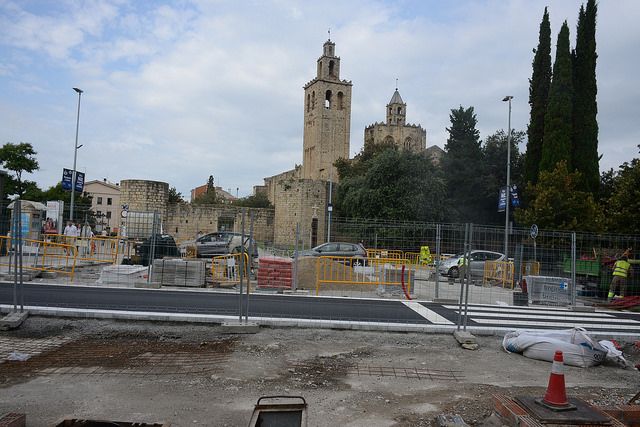 El barri del Monestir-Sant Francesc s'integrarà a l'eix de vianants FOTO: Artur Ribera