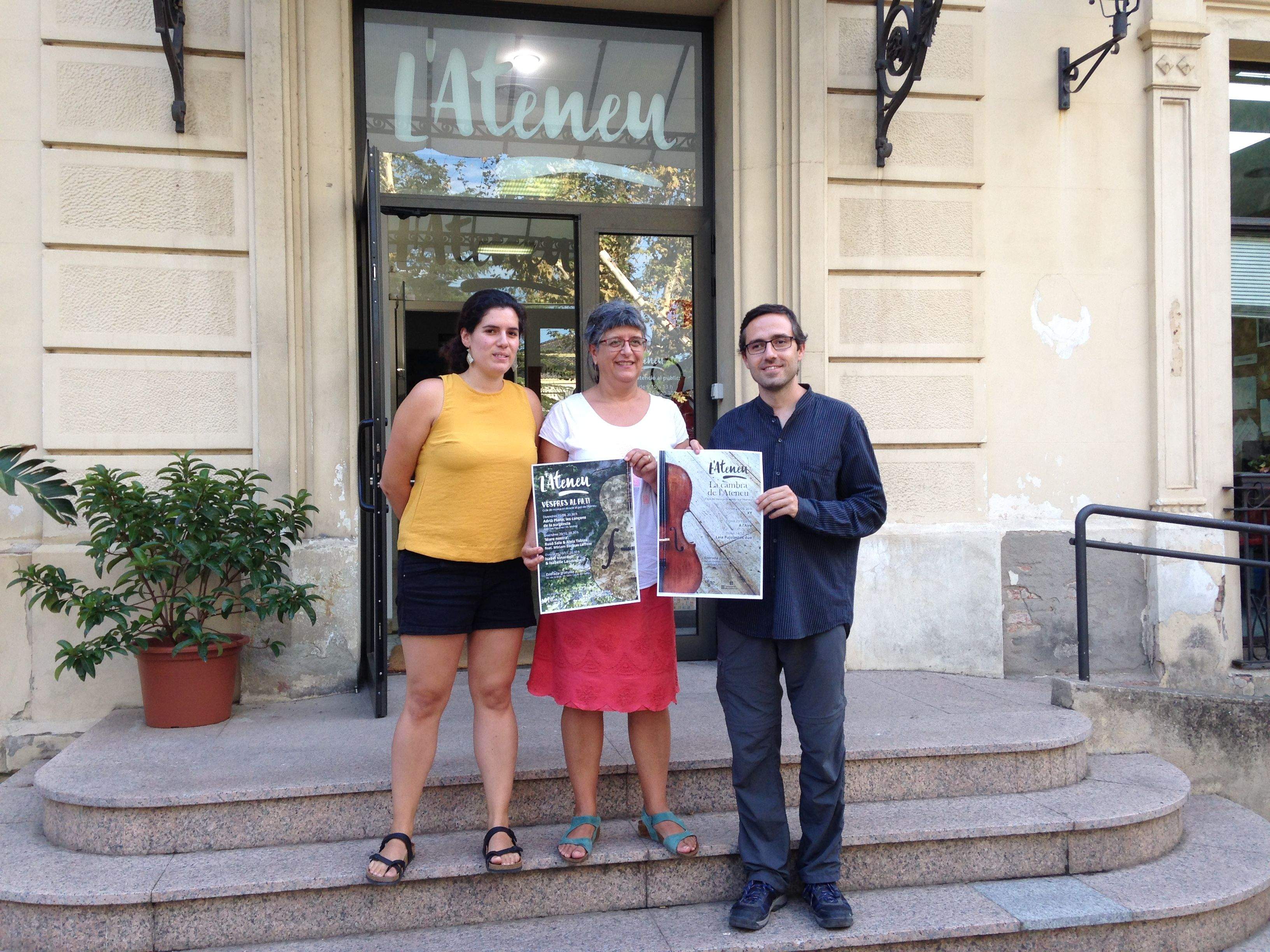 Els nous cicles musicals de l'Ateneu volen obrir la seu a la ciutadania  FOTO: C. Caballé