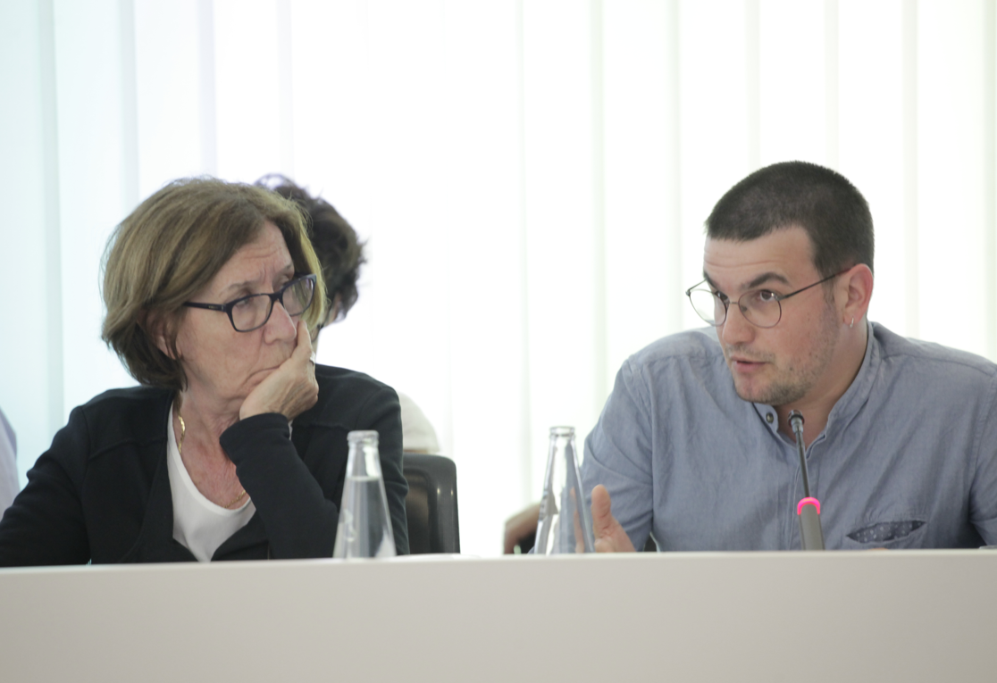 Roser Casamitjana i Ramon Gutiérrez, regidors d'ICV-EUiA a Sant Cugat FOTO: Artur Ribera