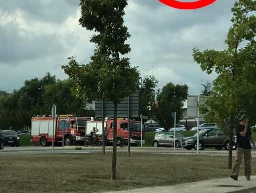 L'accident ha estat a la carretera de Rubí. FOTO: Anti-radar Català